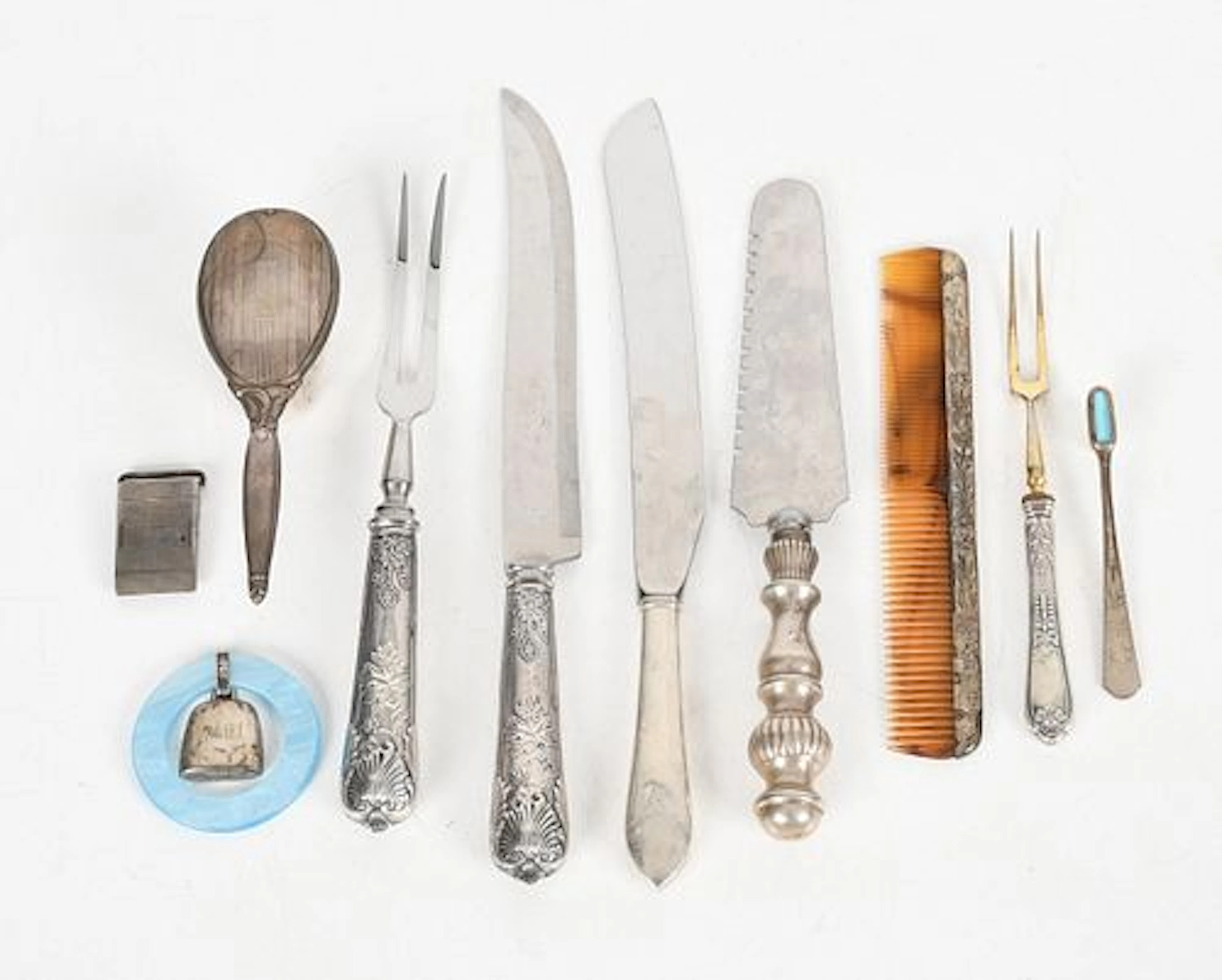 An Assorted Group of Mostly Loaded Weighted Silver