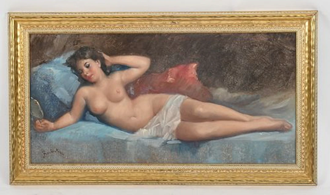 (Continental School, 20th Century), Reclining Nude