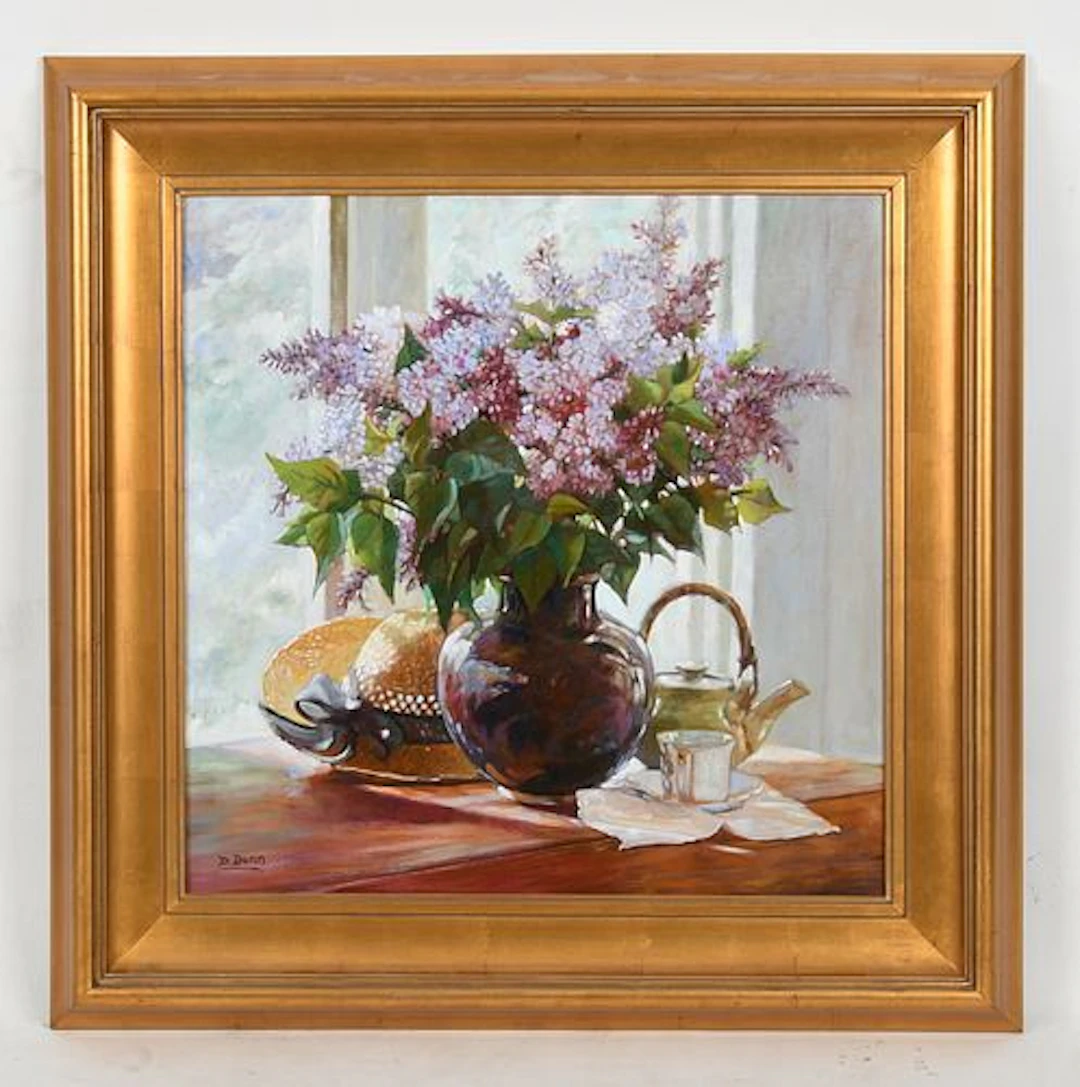 Dot Bunn (Pennsylvania, b. 1946), "Lilac Time"