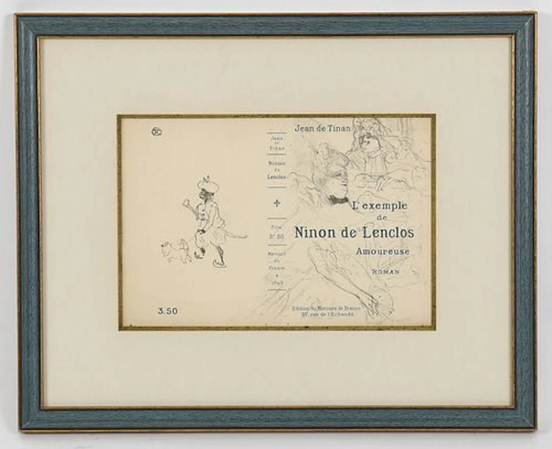 Henri Toulouse-Lautrec (French, 1864-1901), Cover for "L'exemple de