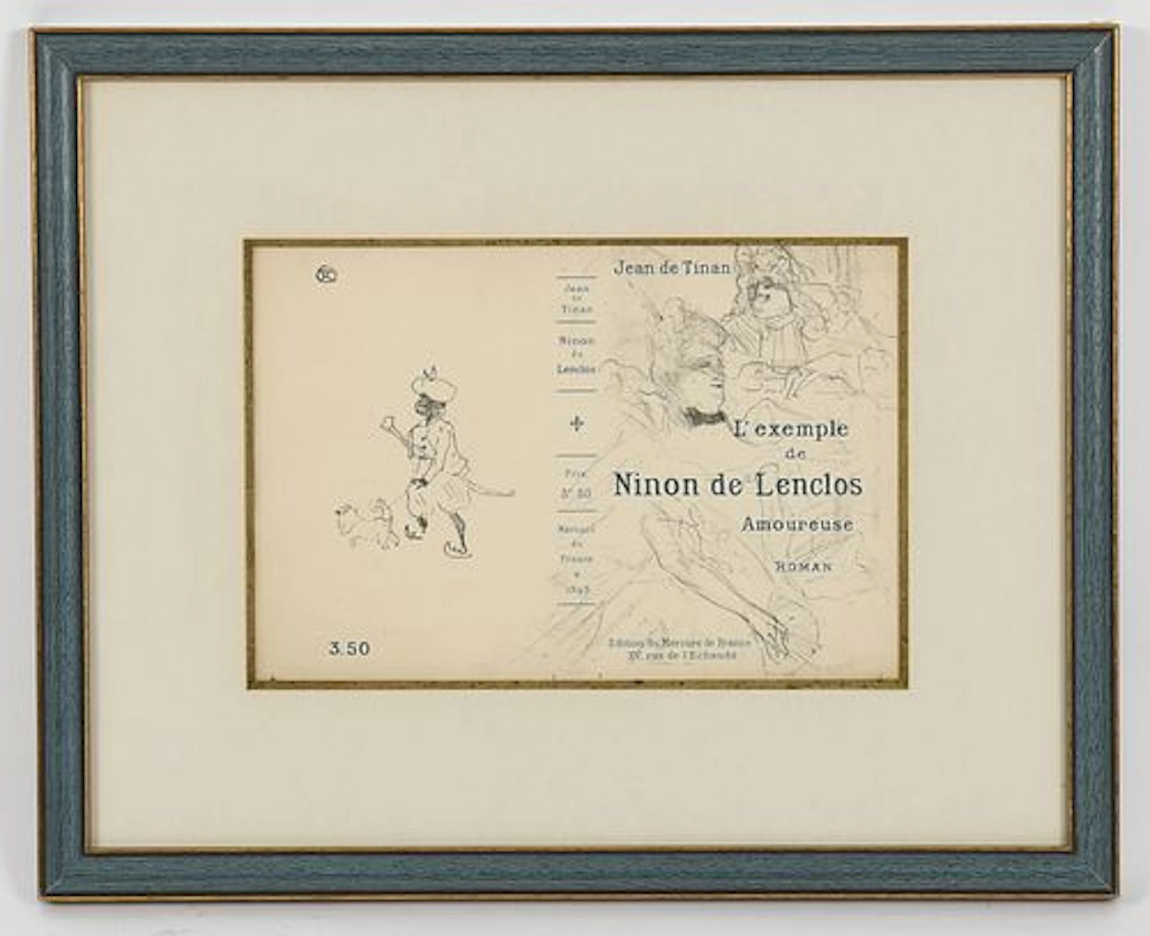 Henri Toulouse-Lautrec (French, 1864-1901), Cover for "L'exemple de