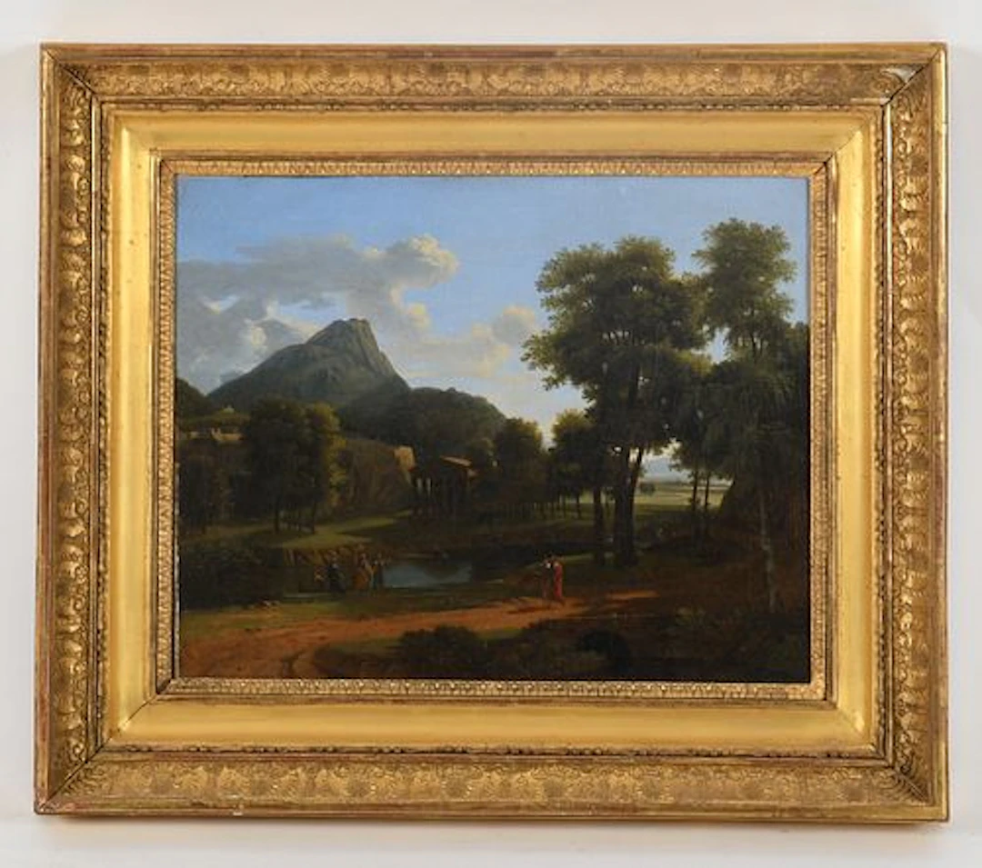 Circle of Jean-Victor Bertin (French, 1767-1842), A Classical Landscape