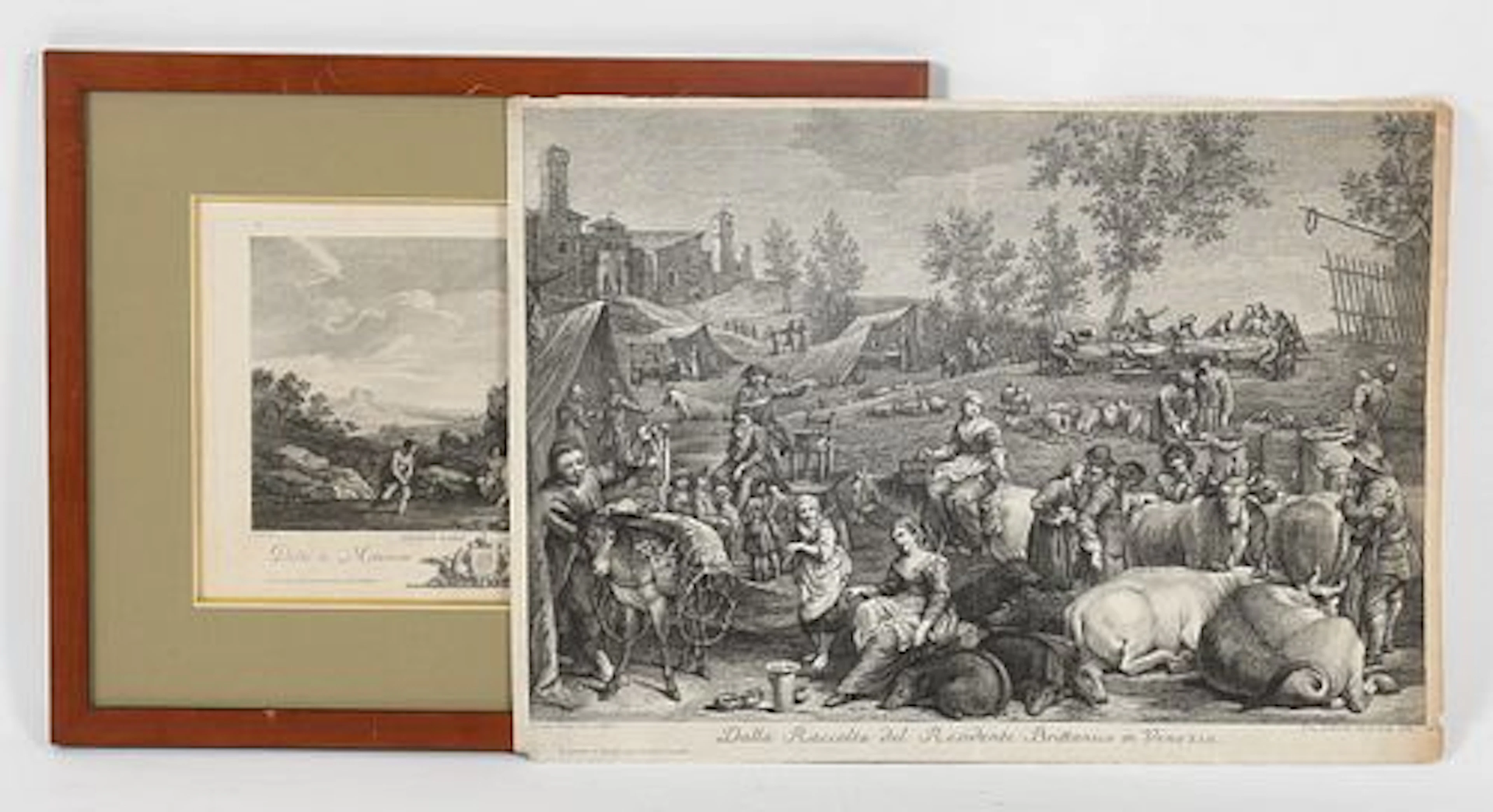 Two Continental Engravings, 18th Century