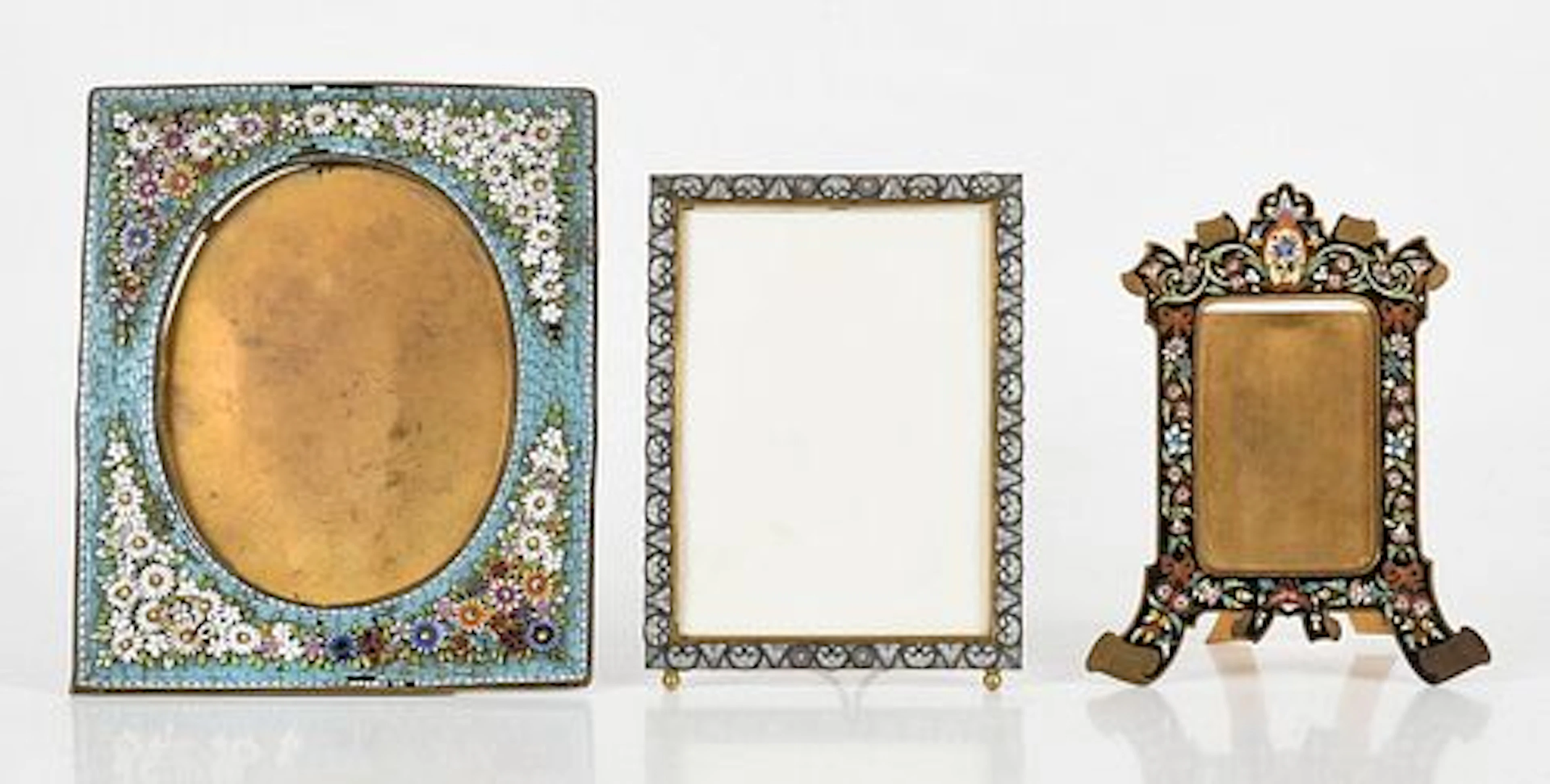 Three Continental Picture Frames, Late 19th Century