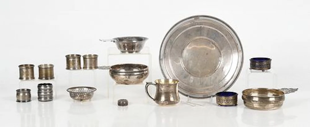 A Group of Silver and Silver Plated Tableware