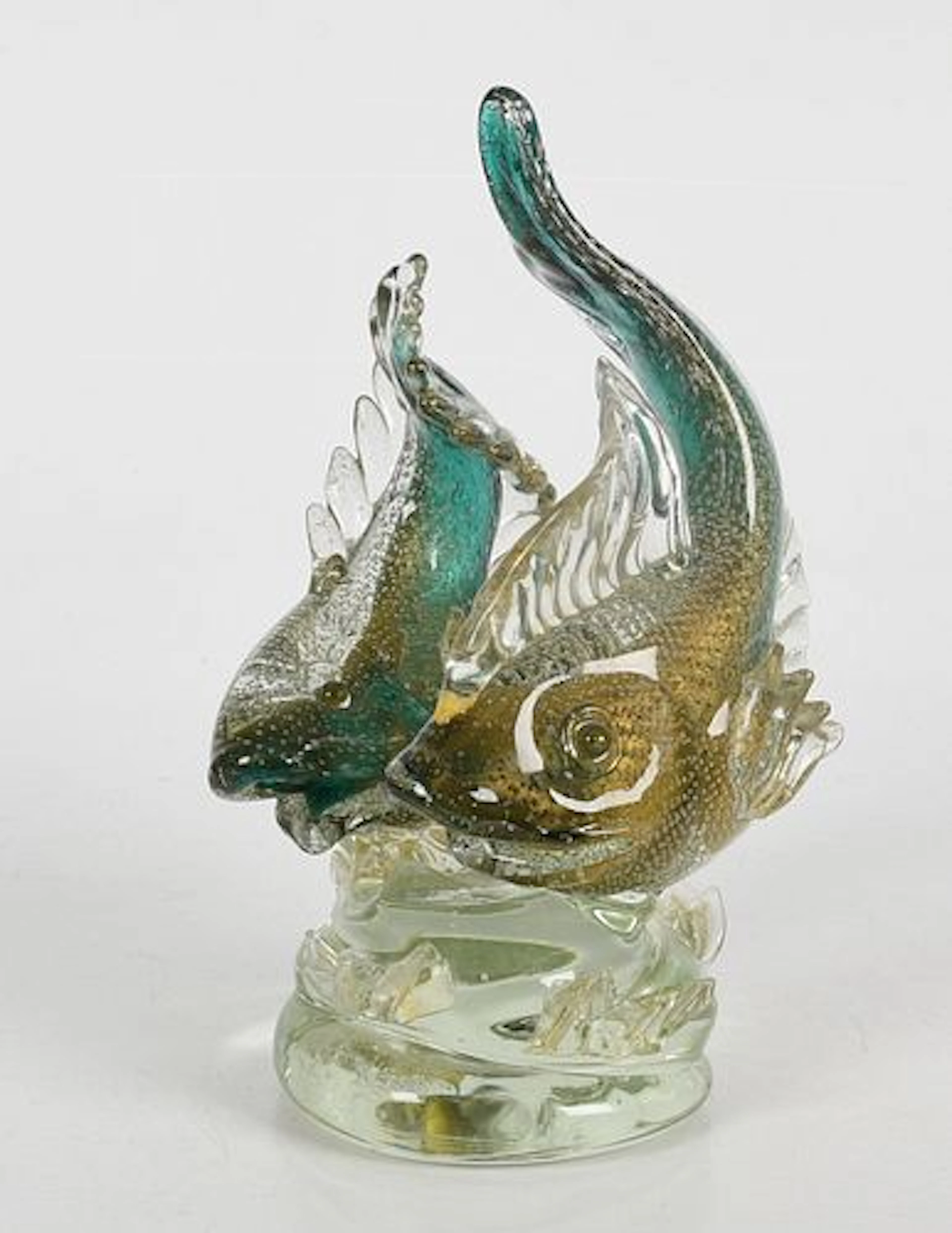 Murano Glass Fish Sculpture, Second Half 20th Century