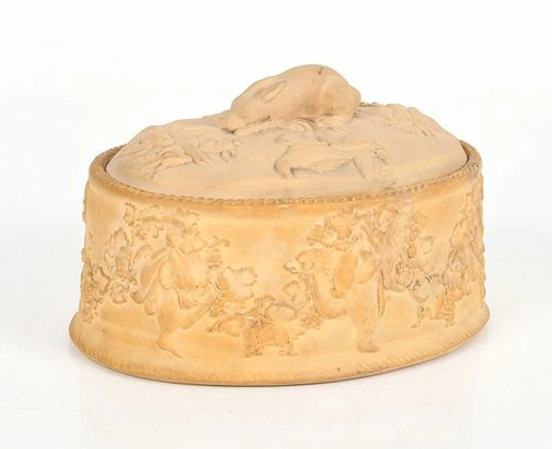Wedgwood Caneware Game Pie Dish, 19th Century