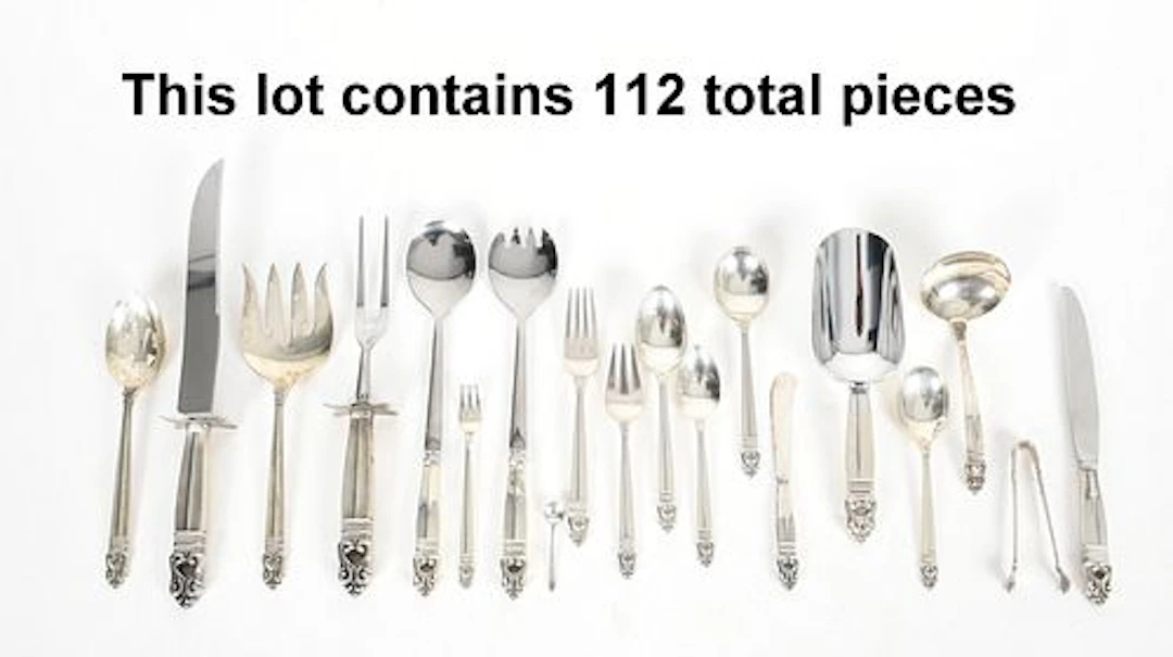 International Sterling, "Royal Danish" Flatware Service