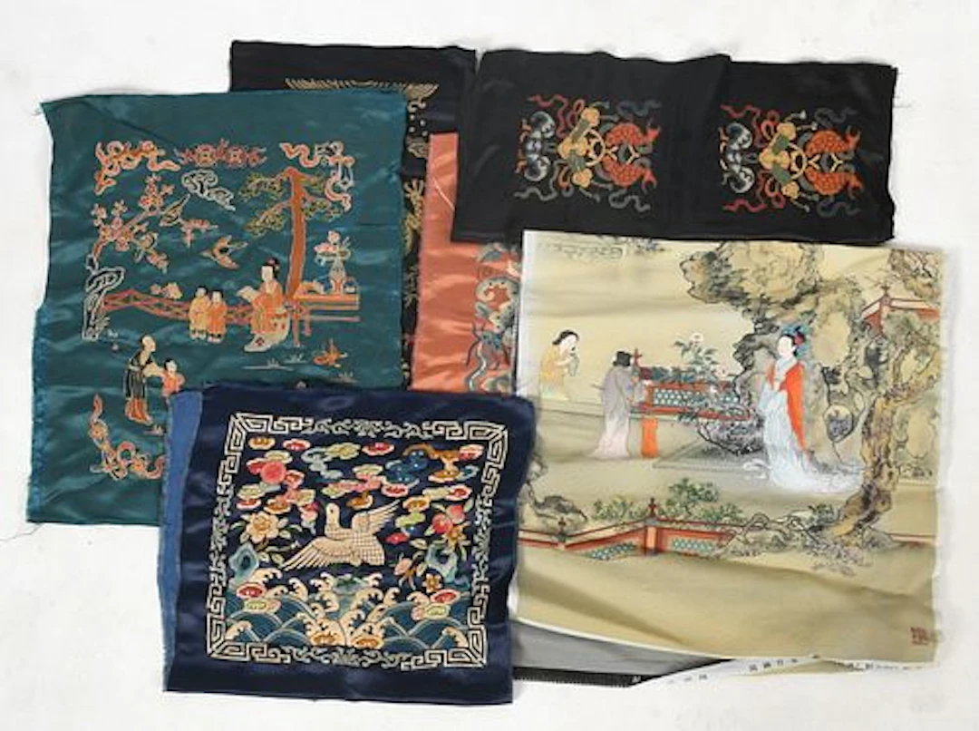 A Group of 20th Century Chinese Textiles, Loose