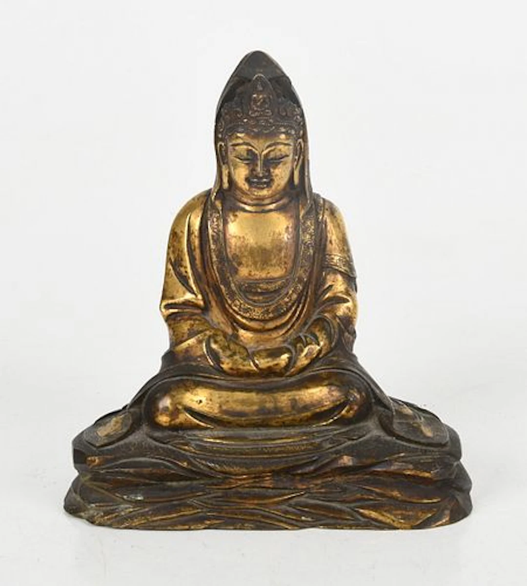A Chinese Bronze Guanyin Figure