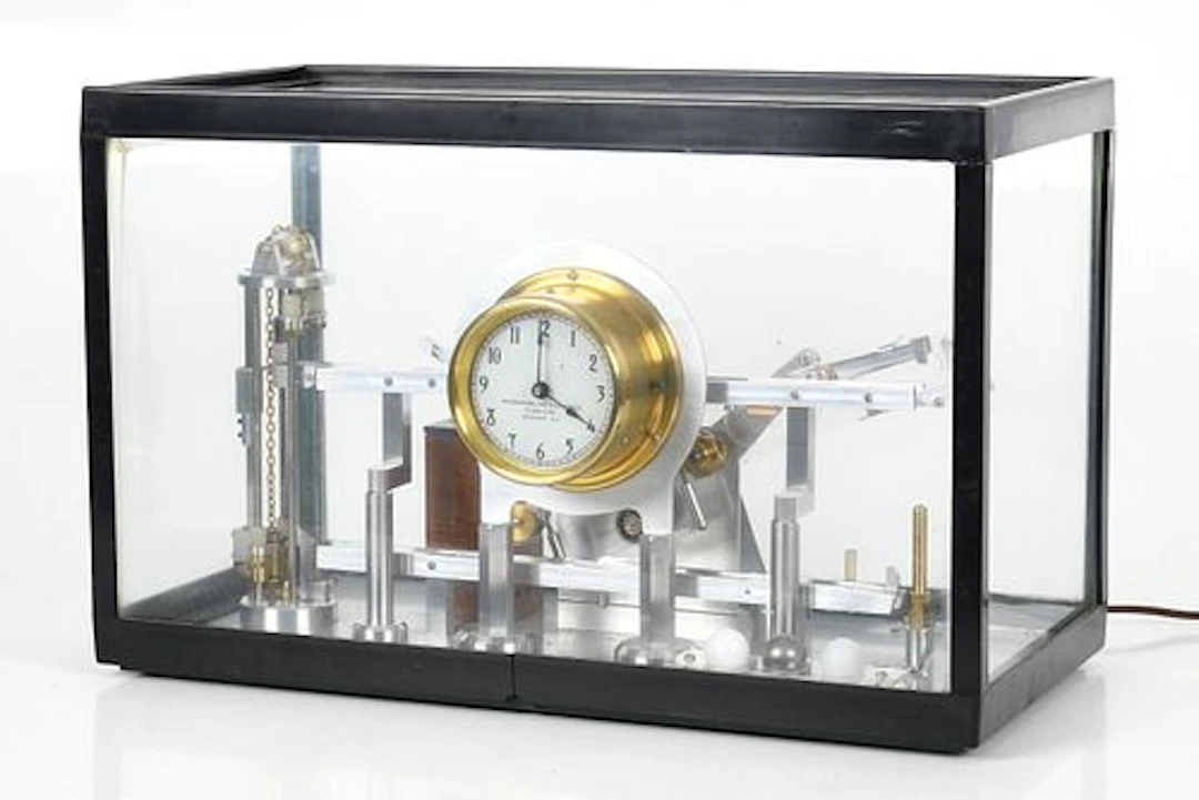 A 20th Century 'Rolling Ball' Clock
