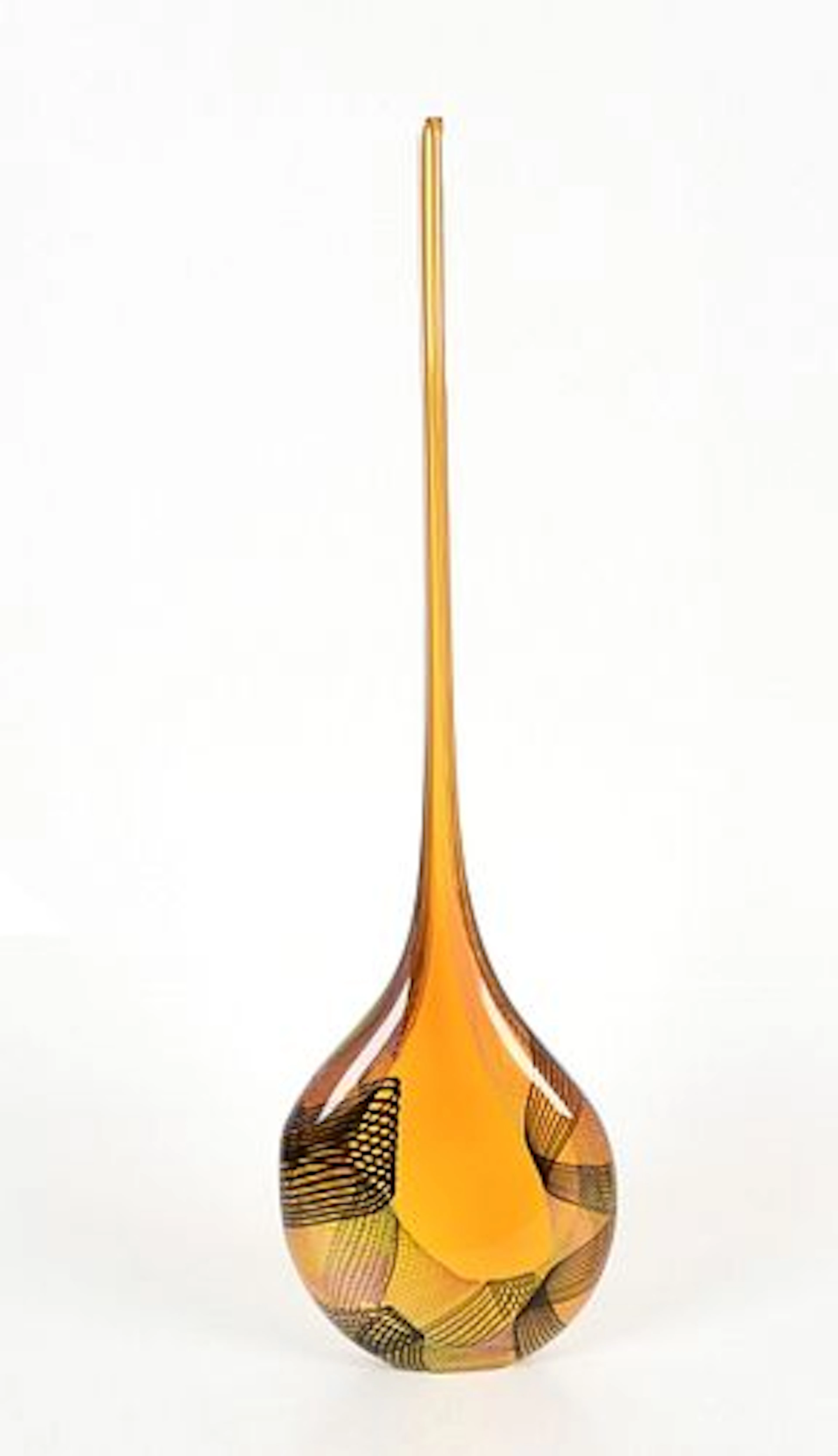 RKS Glass Studios, 'Tear Drop' Vase
