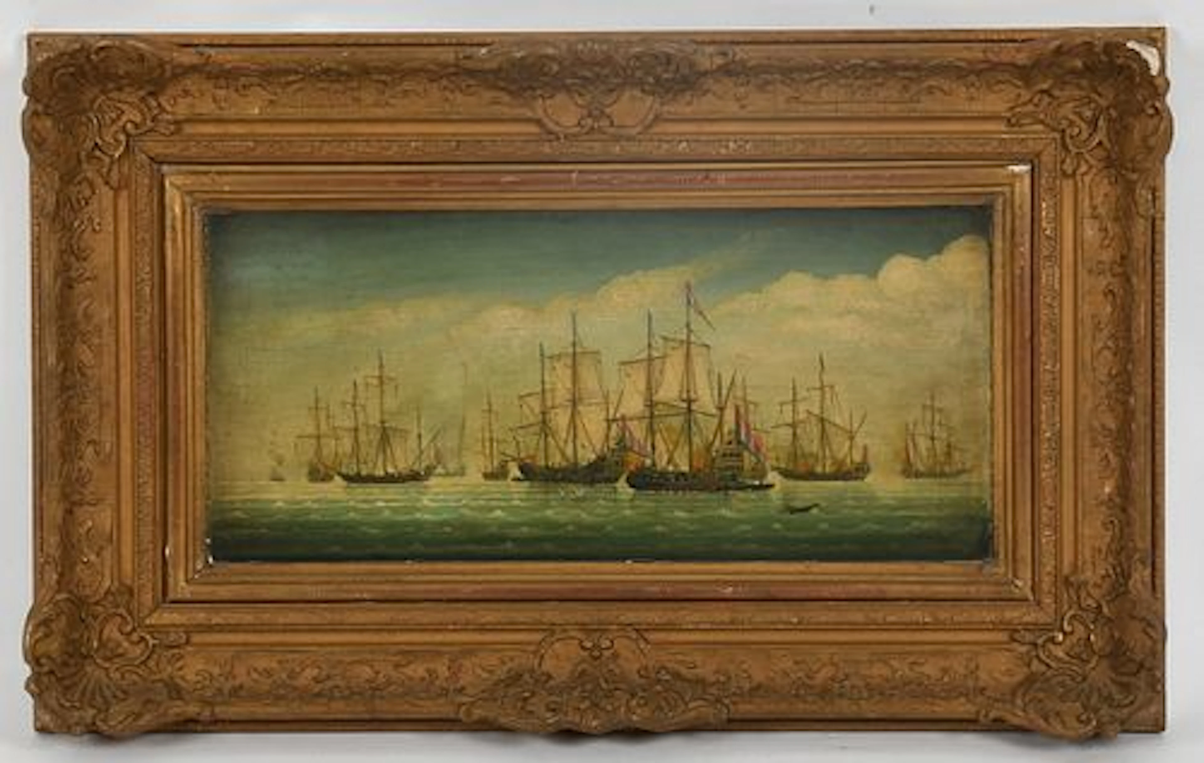 Thomas Whitcombe (English, c. 1752-1824), A French Naval Scene
