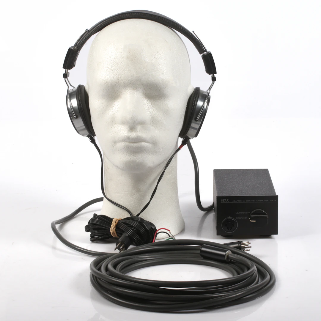 HÖRLURAR, Stax SR-40 Electret med SRD-4 Adapter.