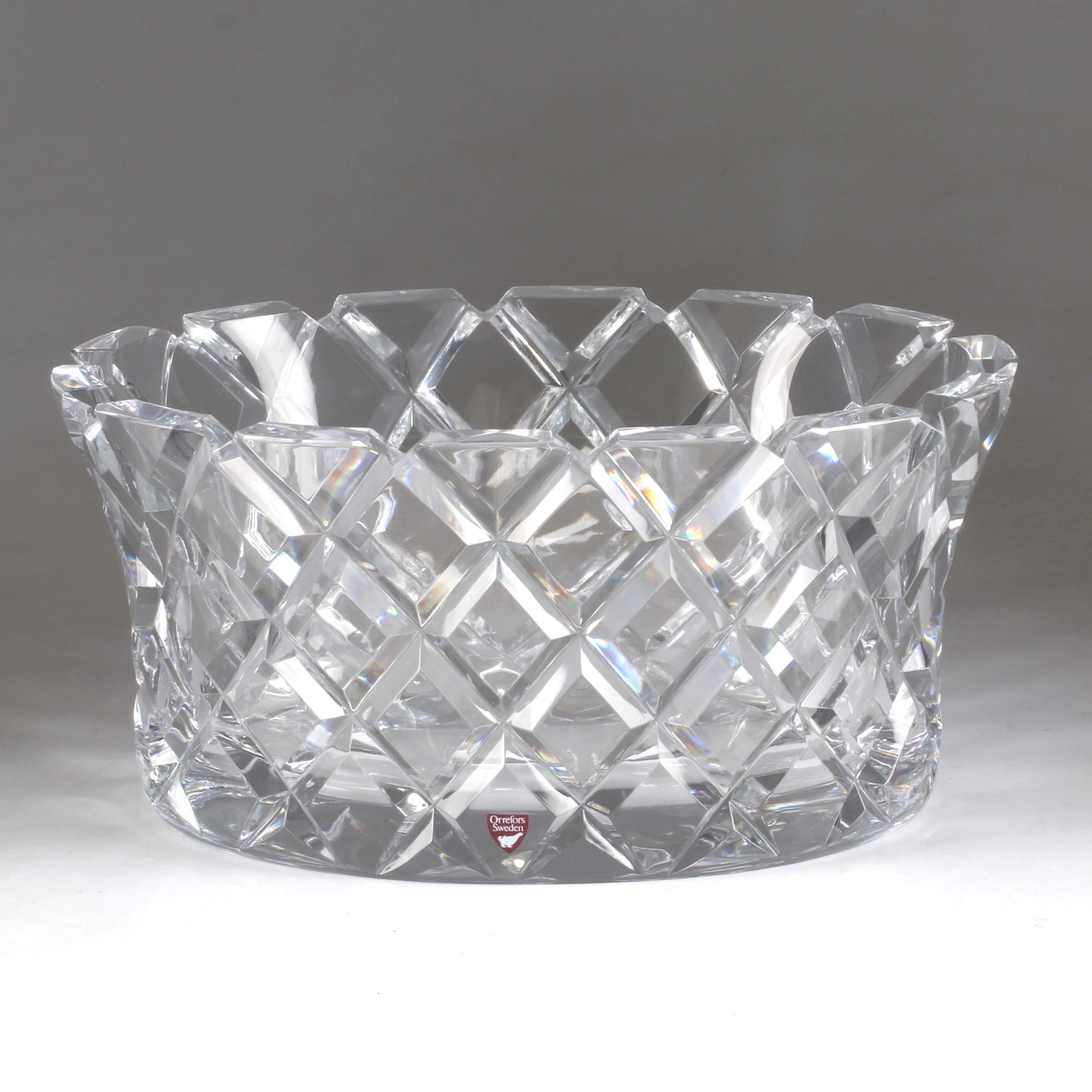 GUNNAR CYRÉN. Skål, glas, "Sofiero", Orrefors.