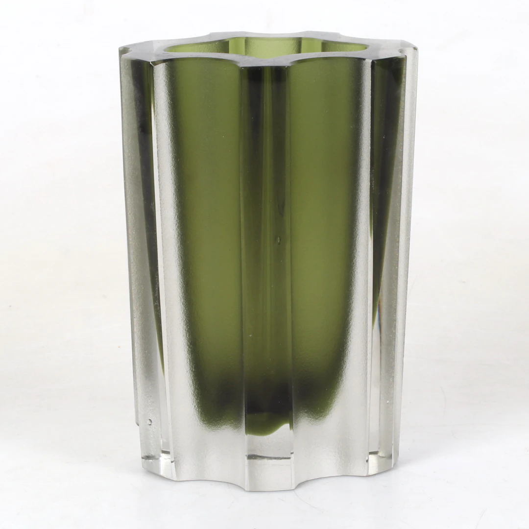 TAPIO WIRKKALA. Vas, glas, Iittala, signerad. Finland 1900-talets andra hälft.