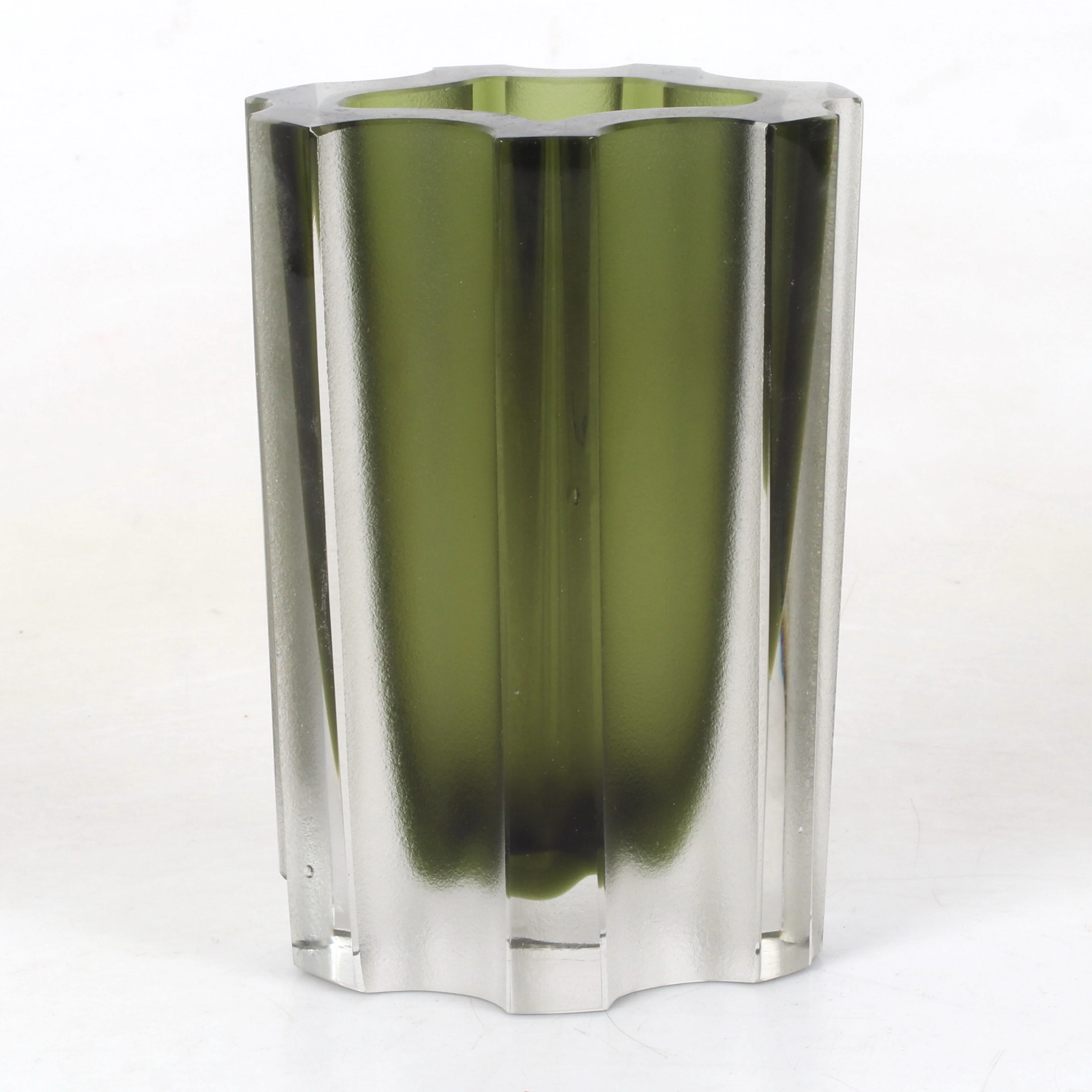 TAPIO WIRKKALA. Vas, glas, Iittala, signerad. Finland 1900-talets andra hälft.