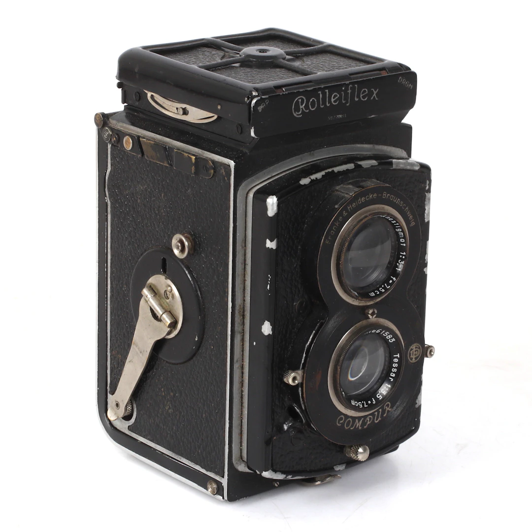 KAMERA, Rolleiflex Compur, Franke & Heidecke, Braunschweig.