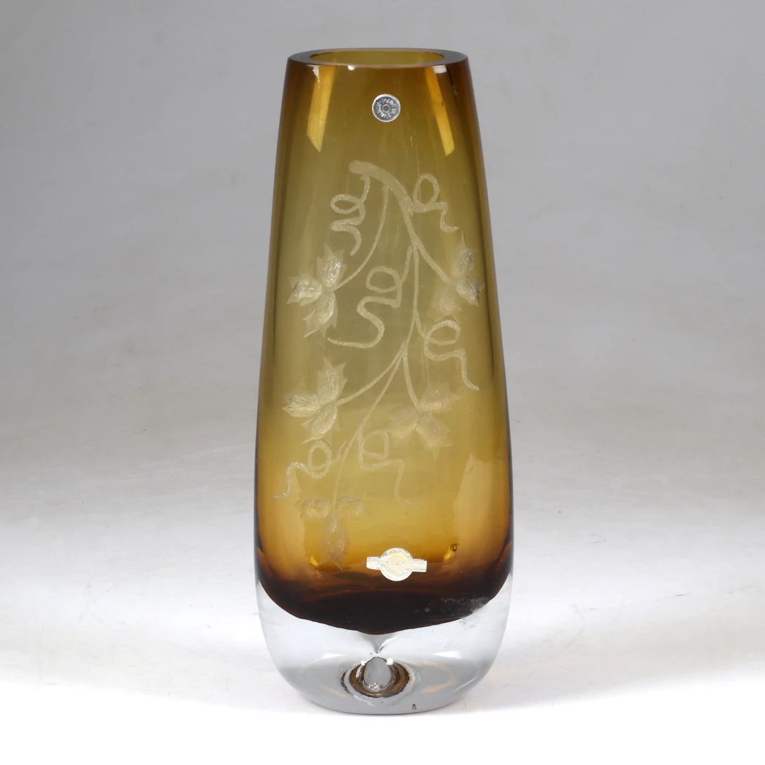 VAS, glas, G. Lindkvist, Urshult, 1900-tal.