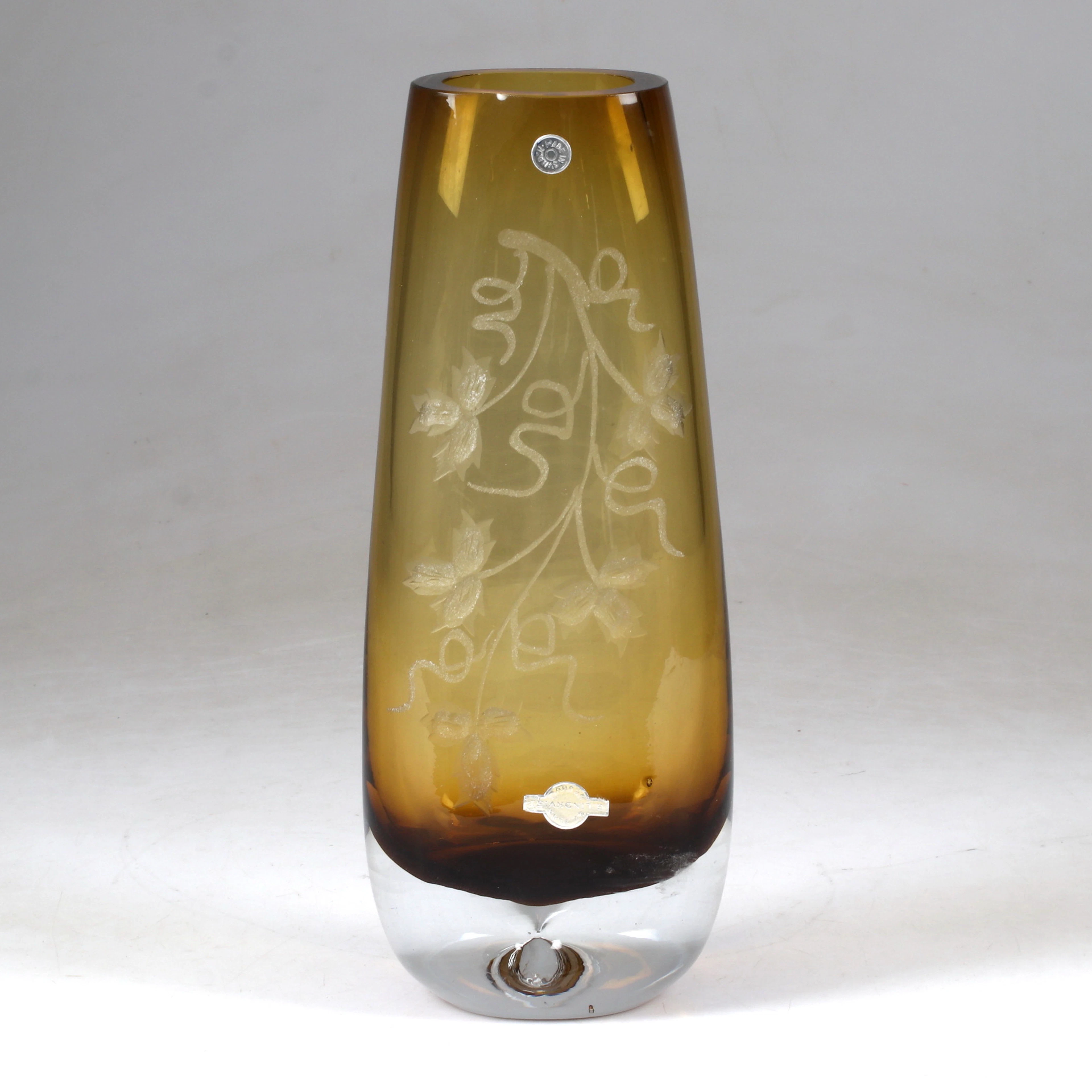VAS, glas, G. Lindkvist, Urshult, 1900-tal.