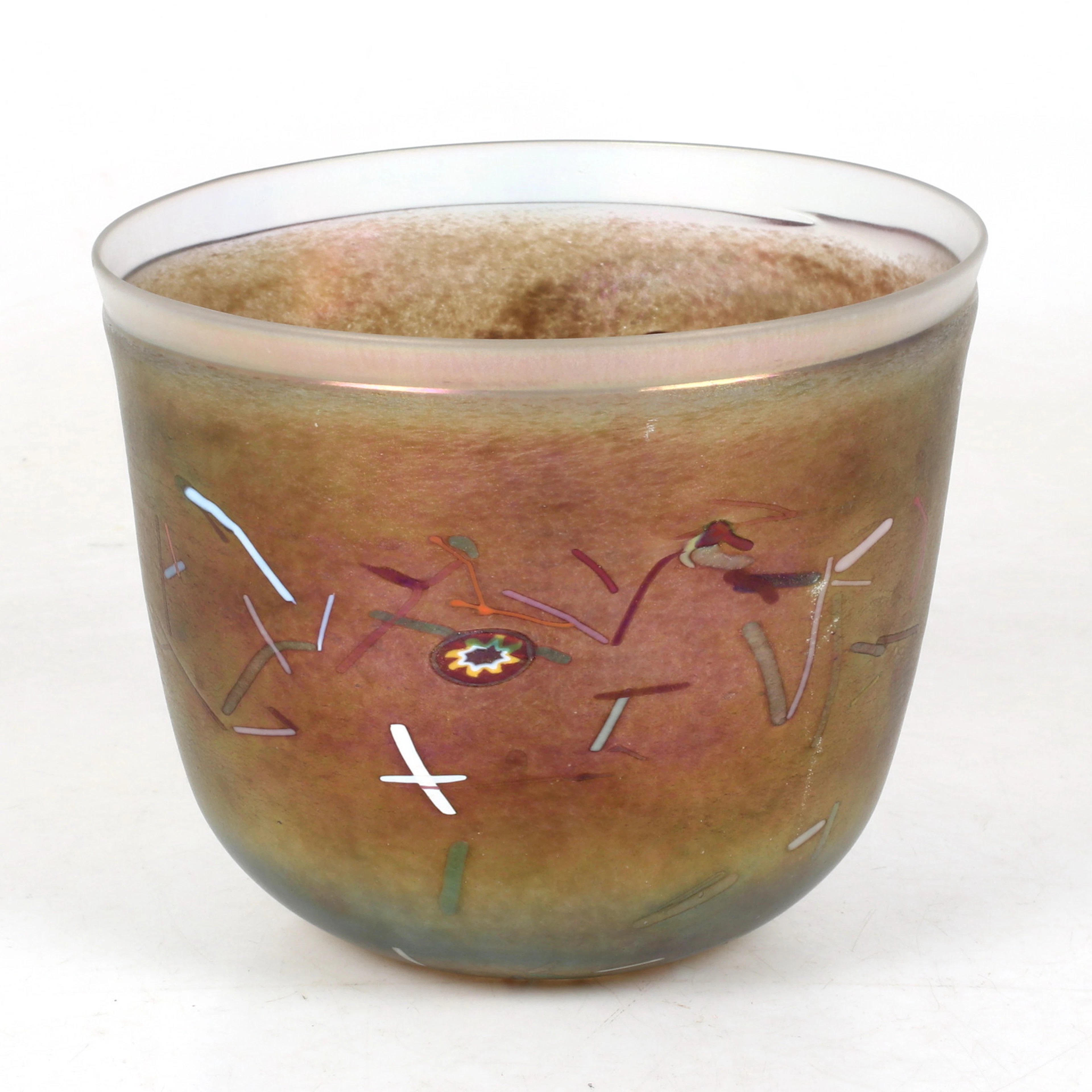 BERTIL VALLIEN. Skål, "Tornado" glas, artist collection, Kosta Boda.