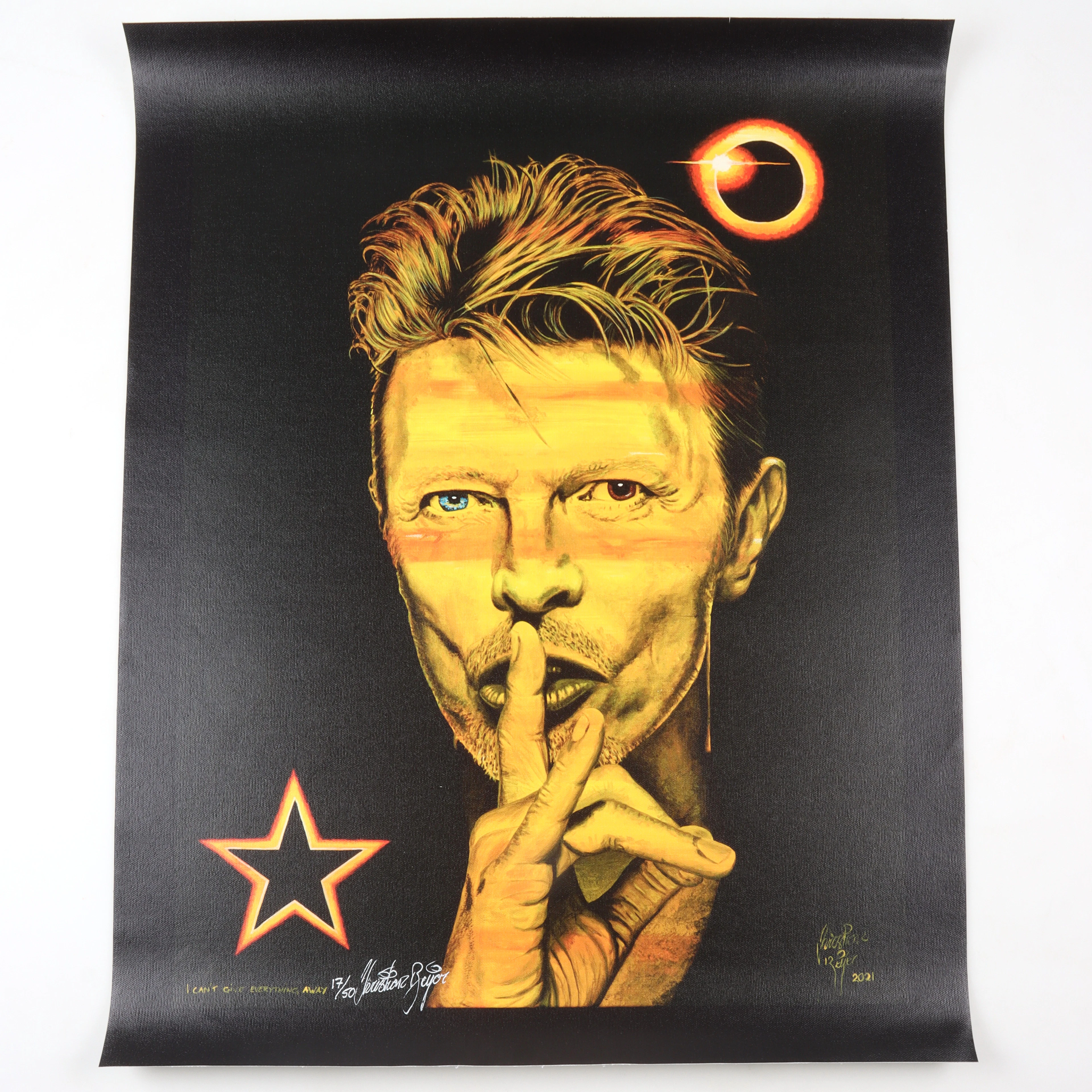 CHRISTIAN BEIJER. "I can't give everything away", print on canvas