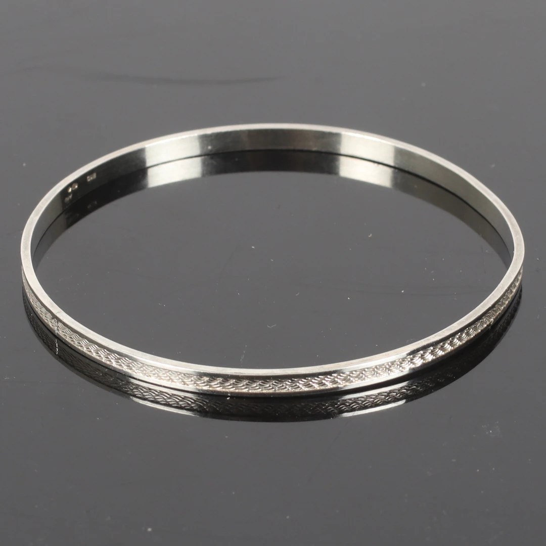(2410-266) ARMRING, silver, Andersson & Davidsson, Kristianstad. 1900-tal.