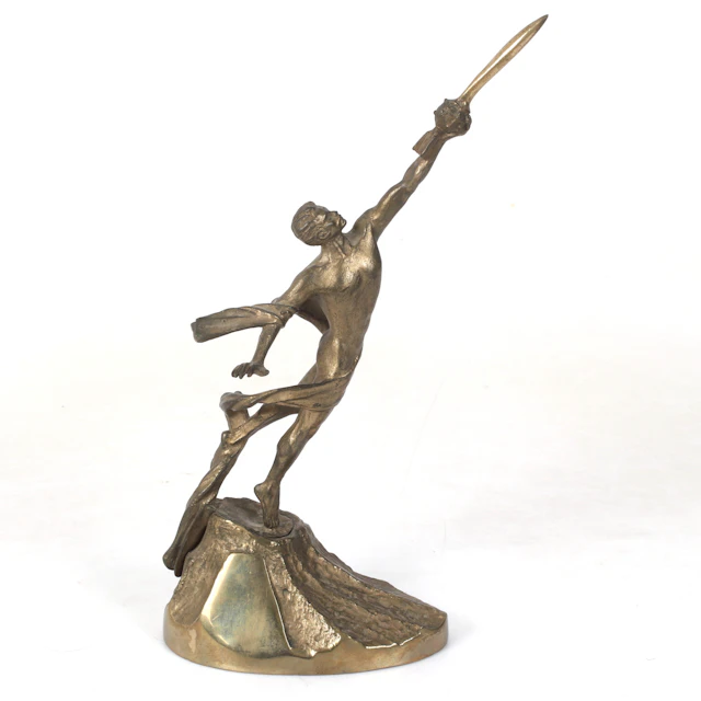 MINNESSTATY, föreställande Jurij Gagarin, brons, Sovjet, 1900-talets