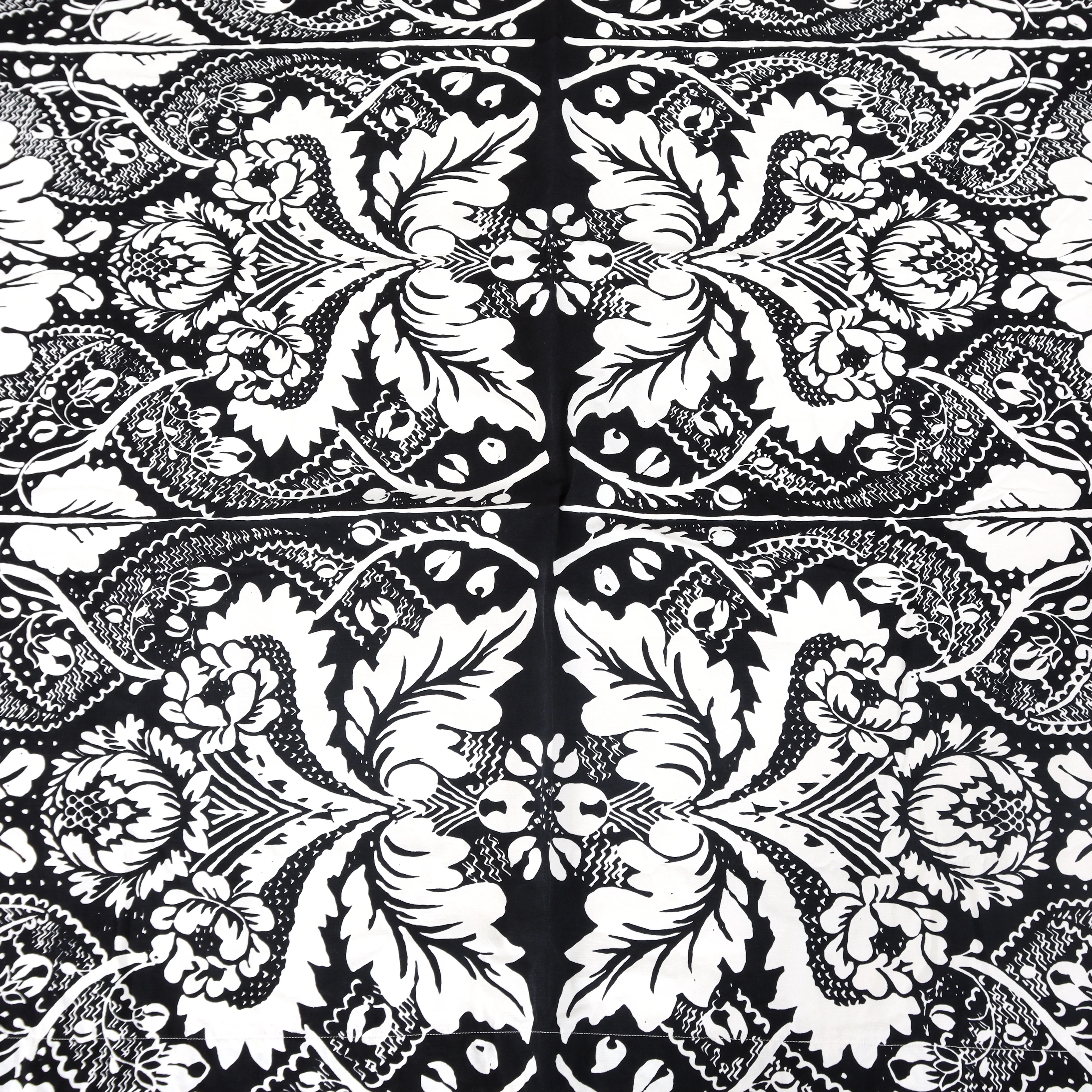 TEXTILIER, 2 st, "Fandango", Maija Isola Marimekko, 1900-talets andra hälft.