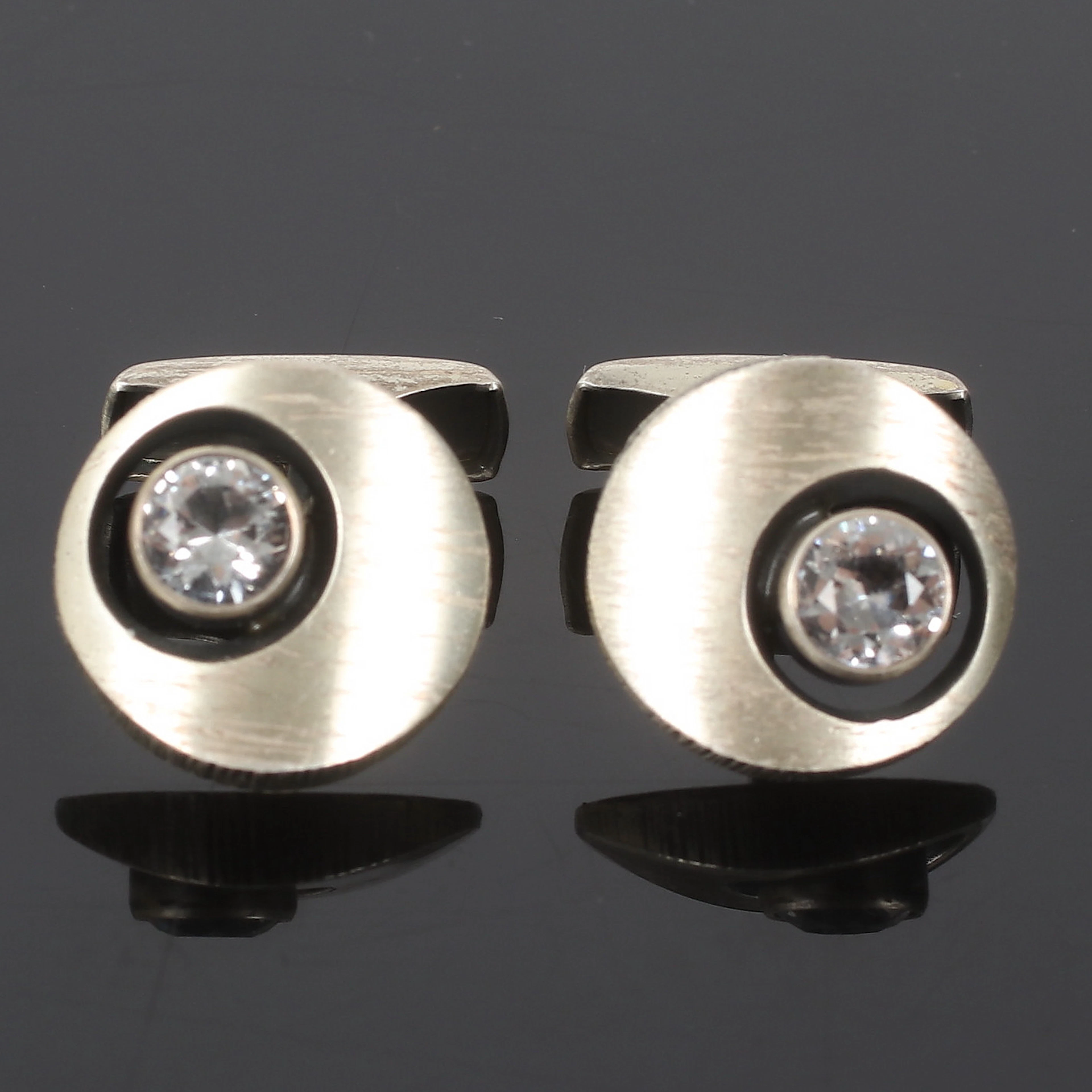 KARL LAINE. (2510-226) Manschettknappar, ett par, Sterling silver