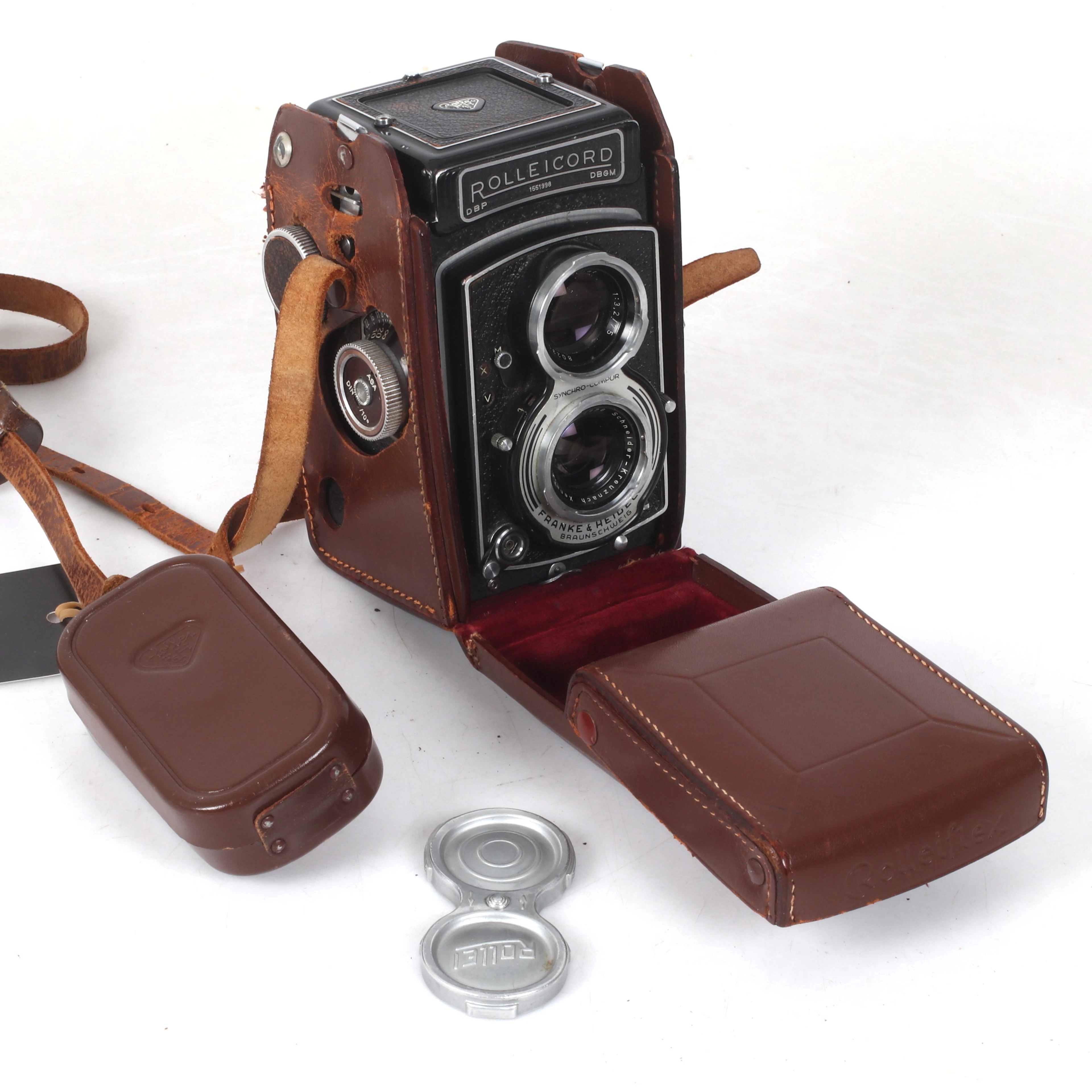 KAMERA, Rolleicord, Franke & Heidecke, Braunschweig, Tyskland. 1900-talets
