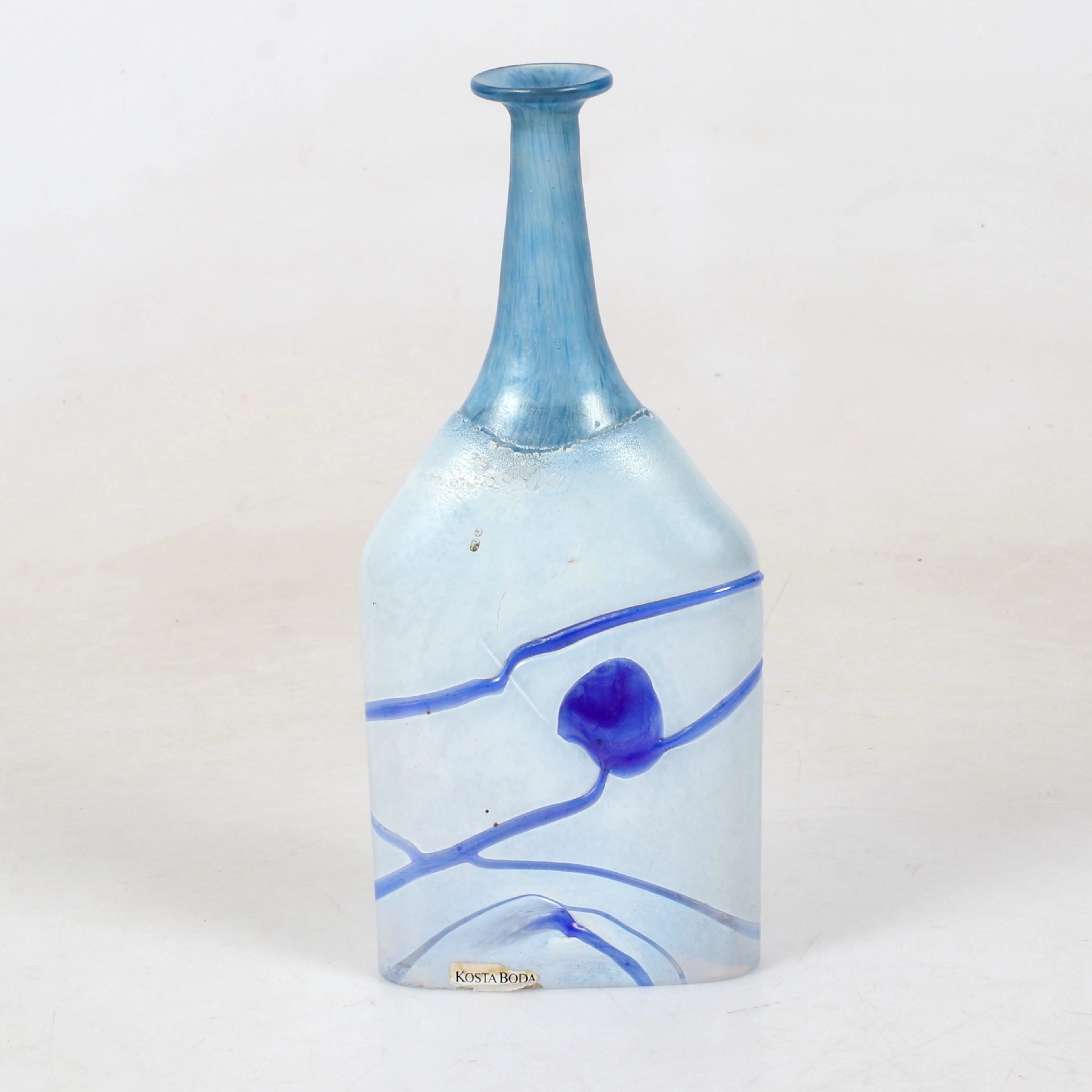 BERTIL VALLIEN. Vas, "Galaxy Blue", Kosta Boda.