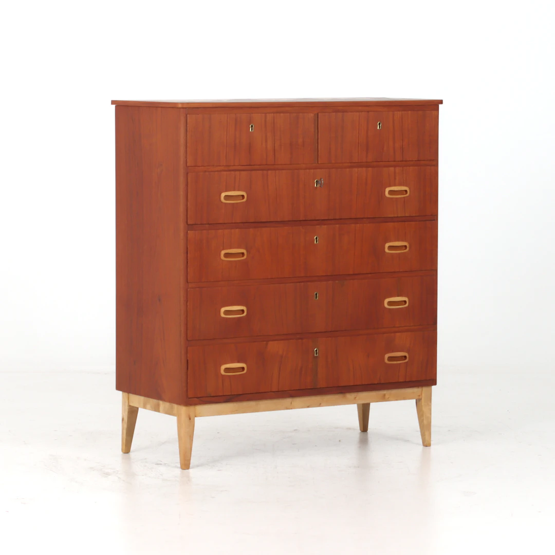 BYRÅ, teak, 1960-tal.
