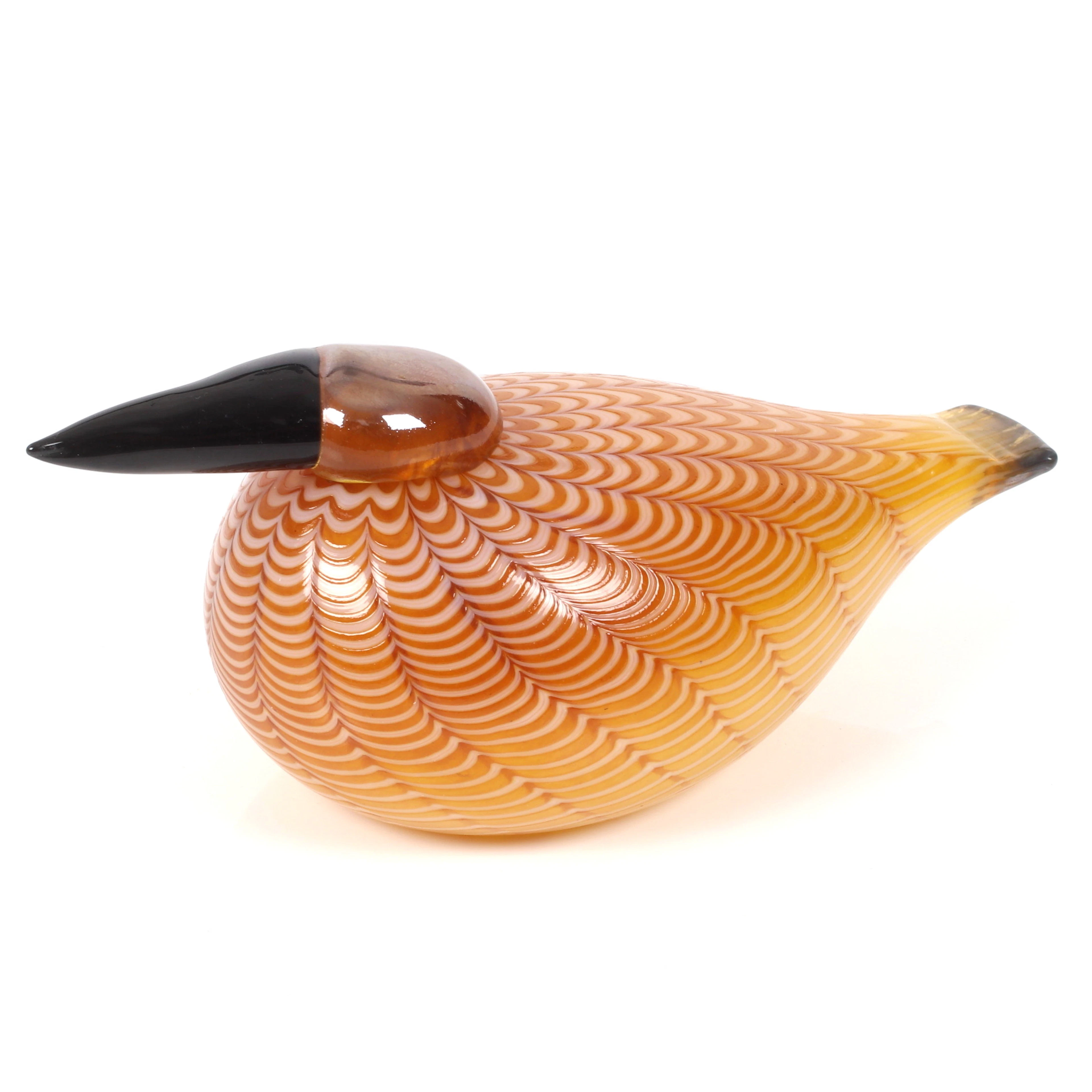 OIVA TOIKKA. Figurin, glasfågel, Iittala, Finland.