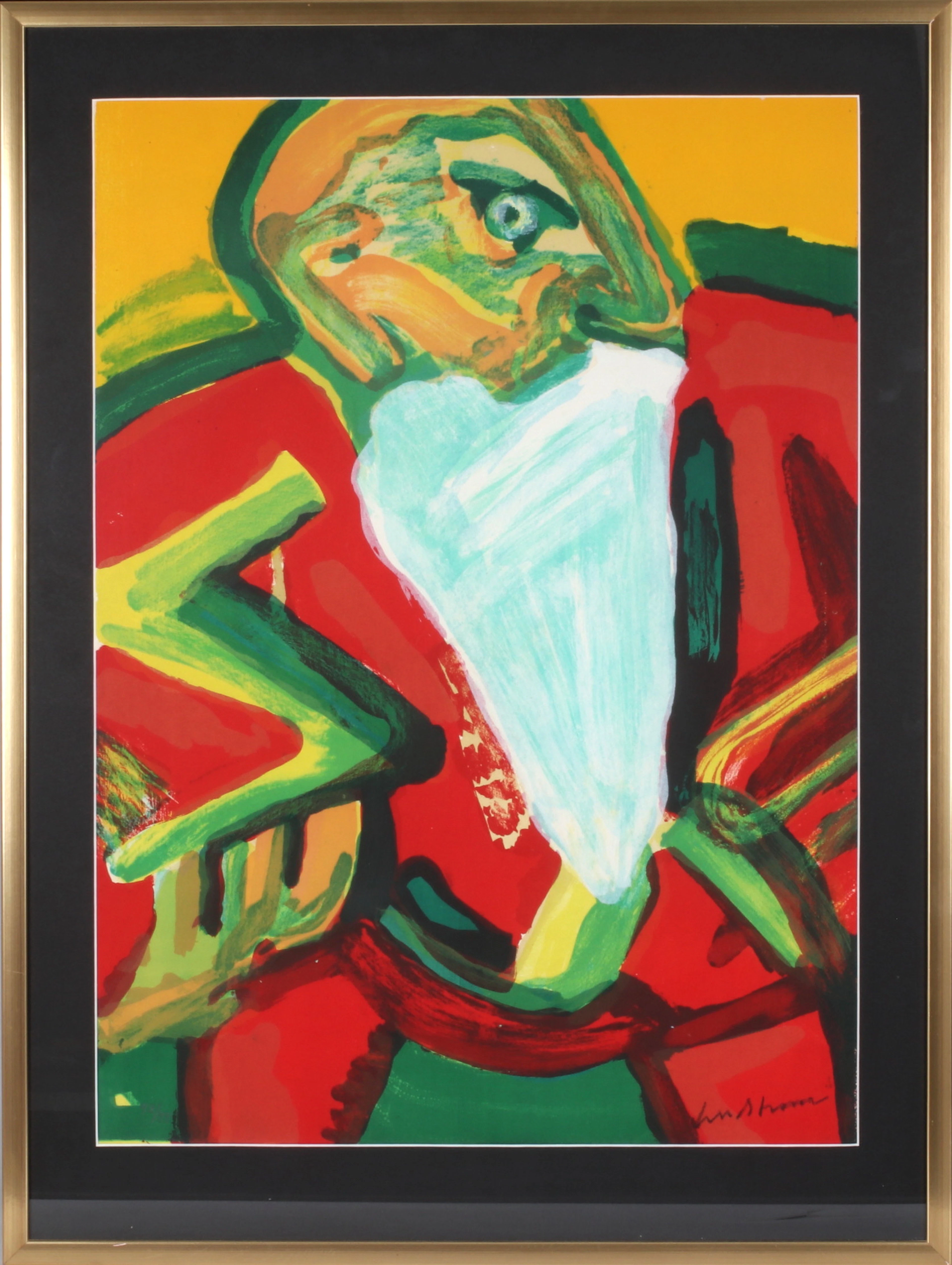 BENGT LINDSTRÖM. "Gustav Vasa", litografi, signerad och numrerad 98/99.