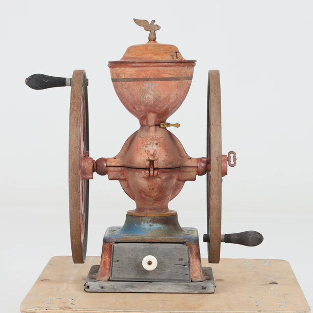 KAFFEKVARN, gjutjärn, Enterprise Manufacturing Co, Philadelphia, USA, 1900-tal.