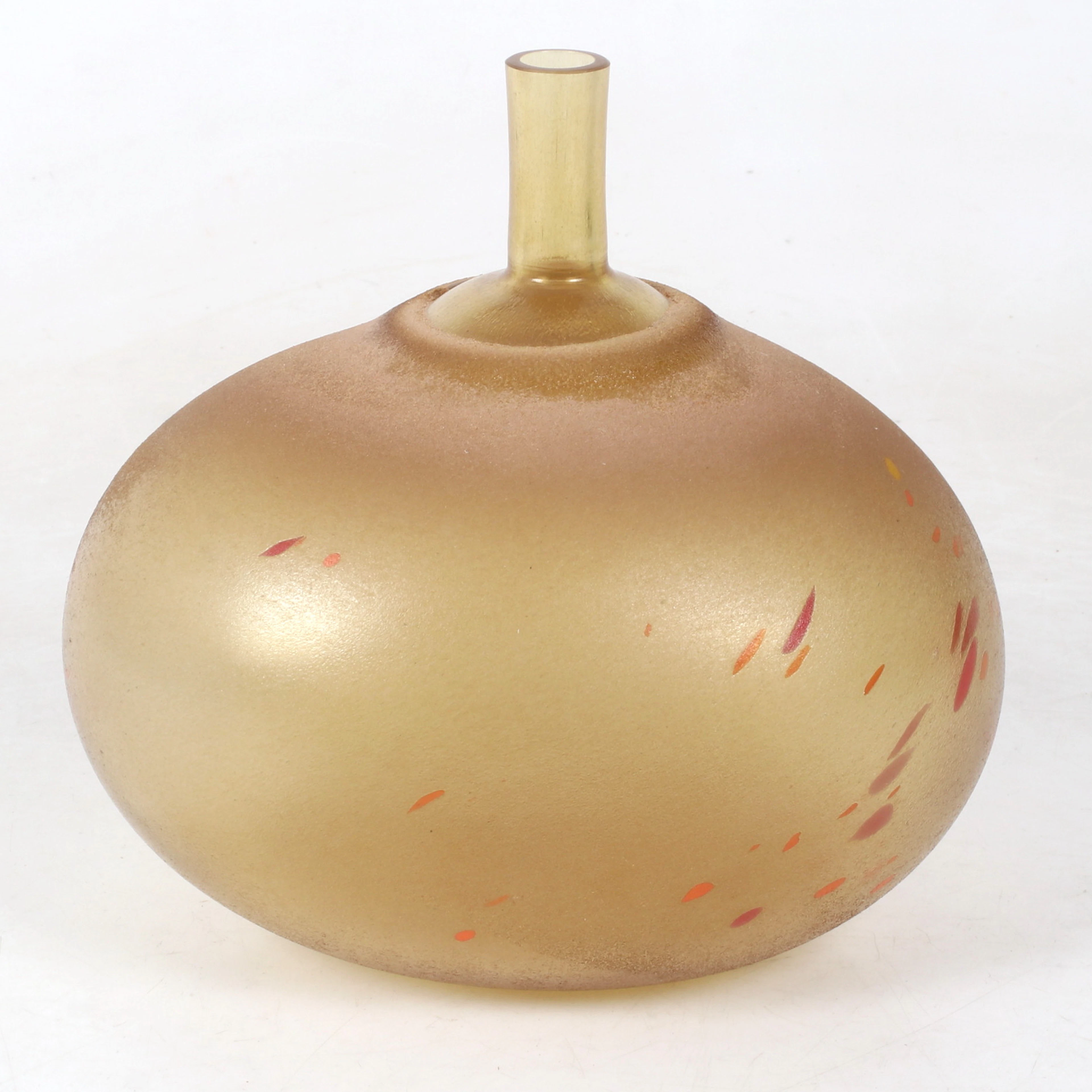 BERTIL VALLIEN. Vas, "Beans", glas, Artist Collection, Kosta Boda.