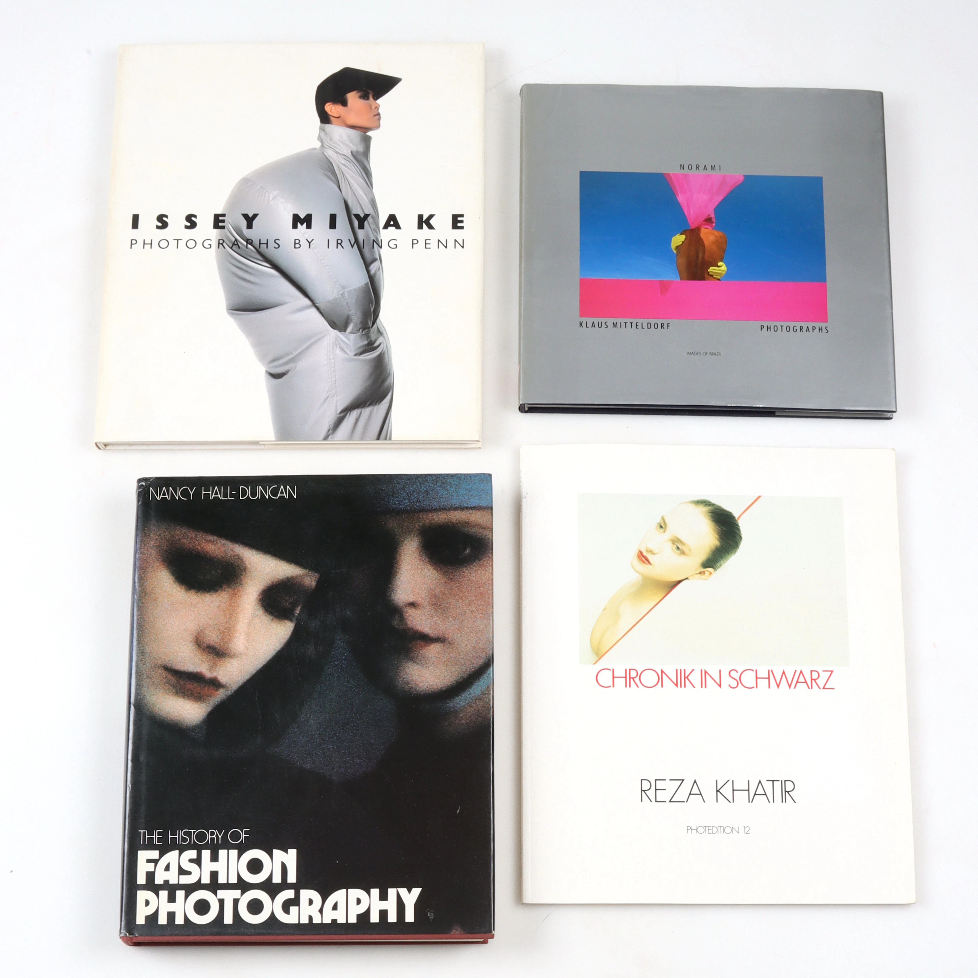 FOTOBÖCKER, 4 st, "History of fashion Photography", Nancy Hall Duncan