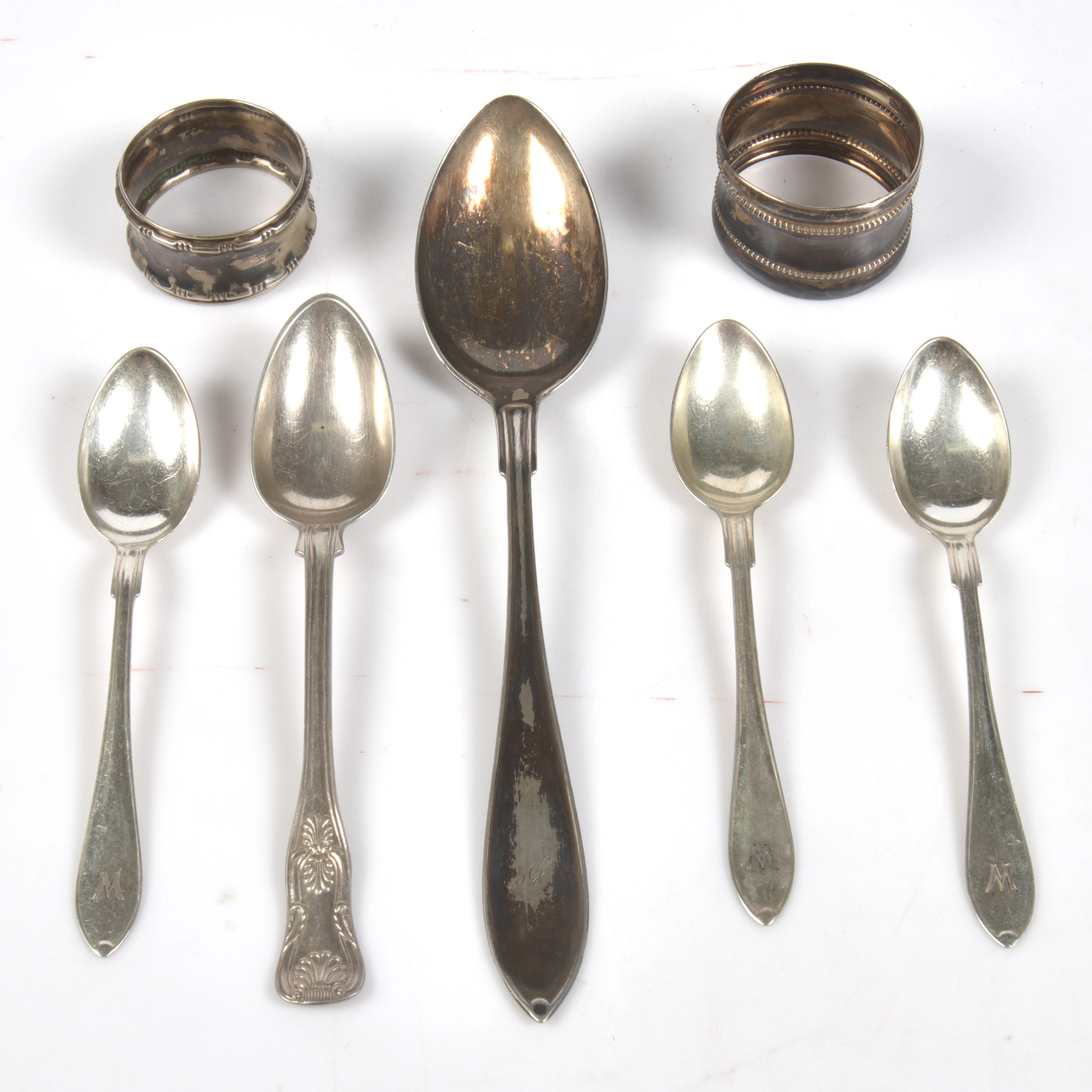 SILVER, 7 delar, 1900-tal.