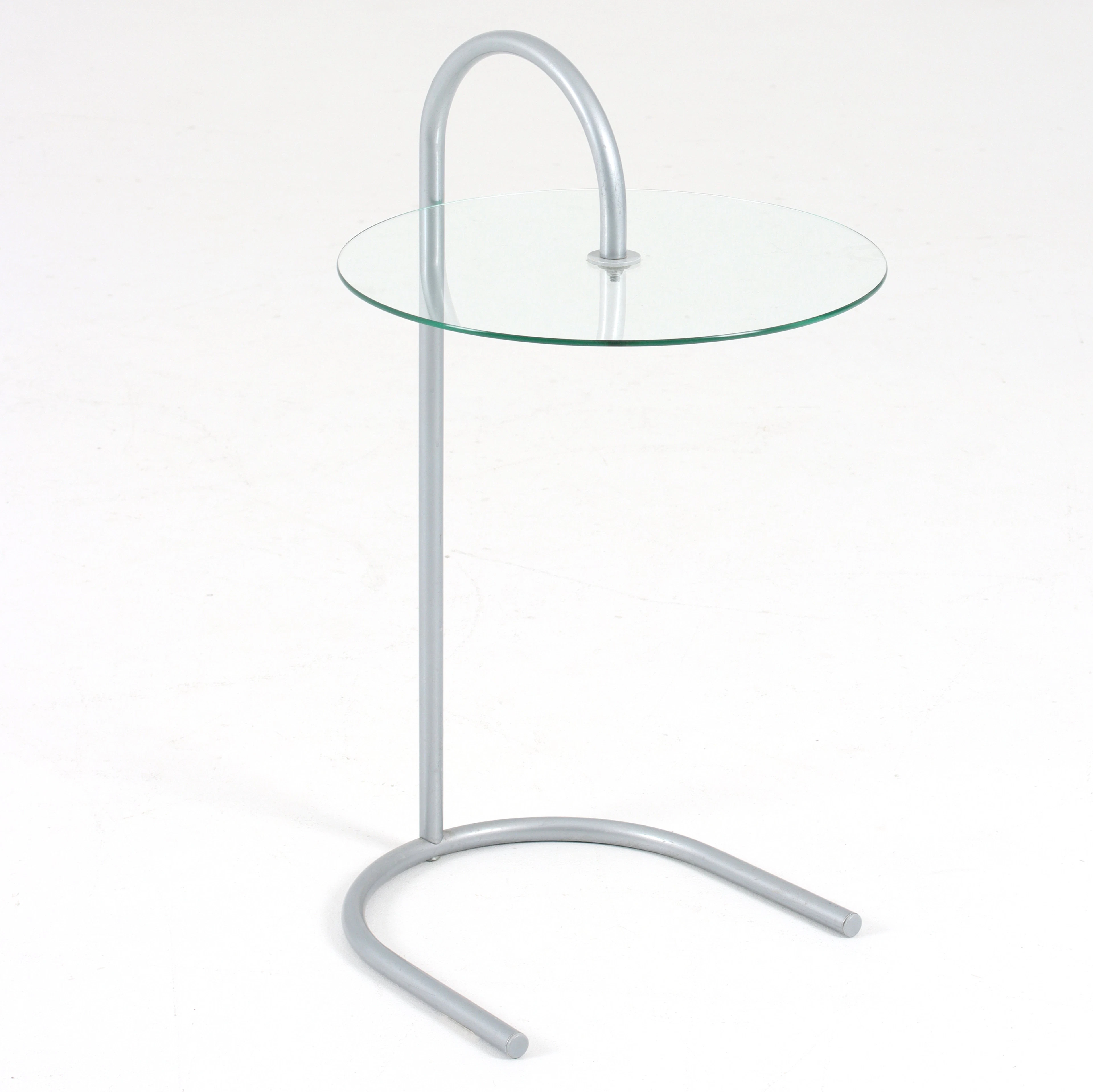 TORD BJÖRKLUND. Sidobord, "Ry", glas och metall, IKEA.