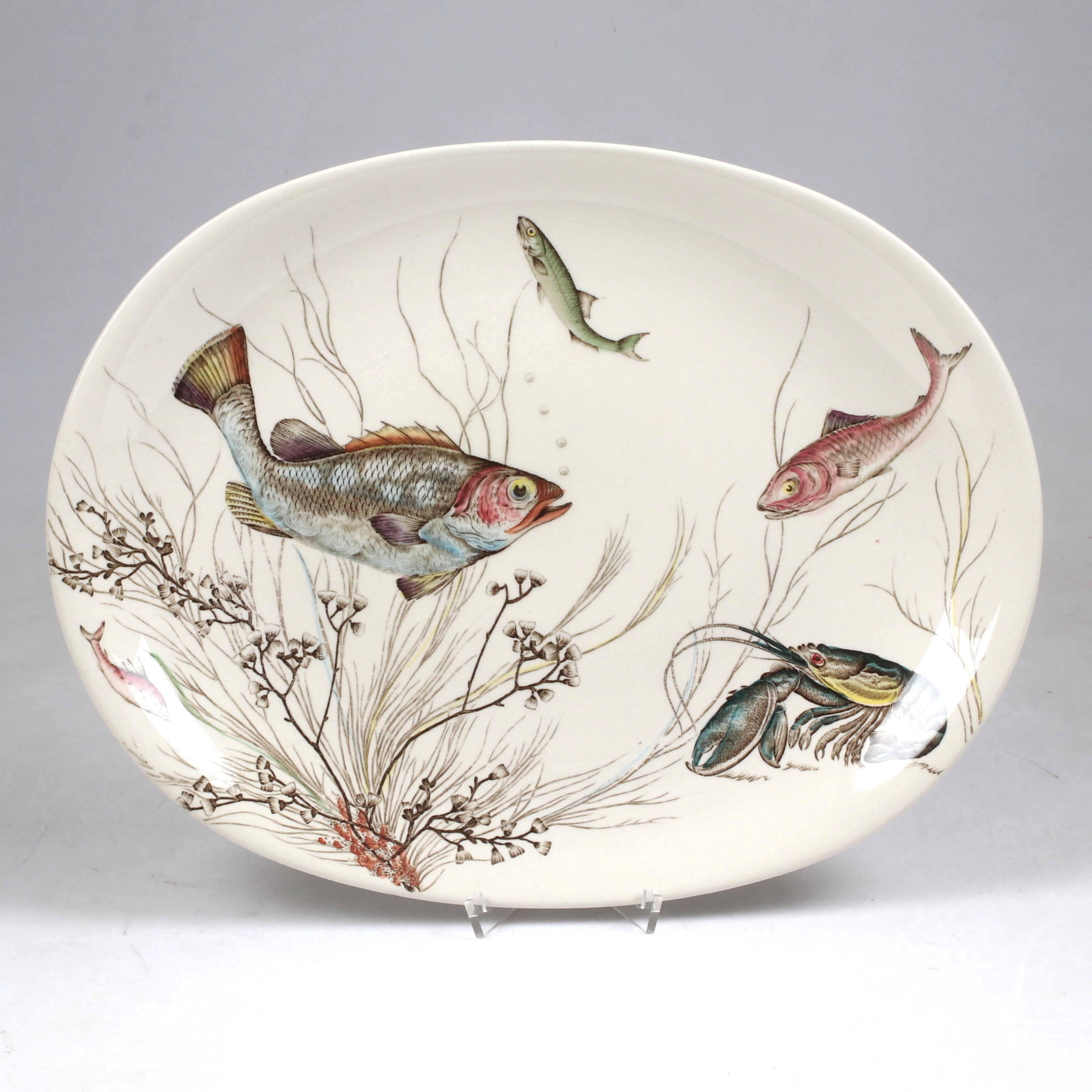FISKFAT, porslin, "Fish", Johnson Bros, England.