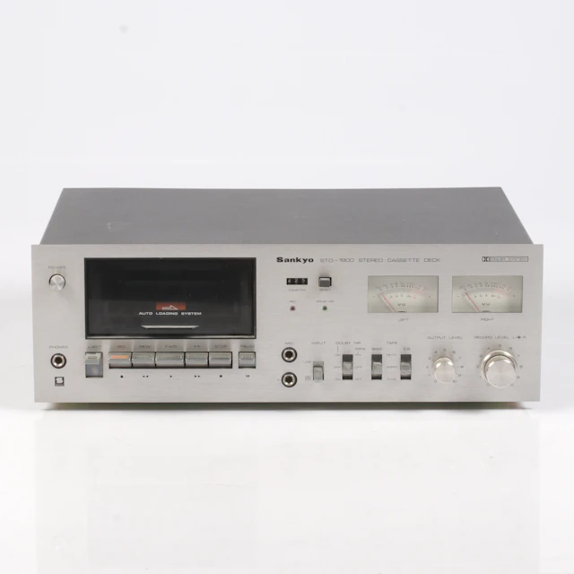 KASSETTDÄCK, Sankyo STD 1900. 1970/80-tal.