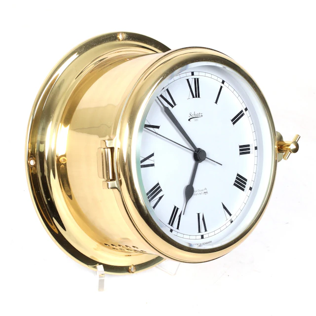 SKEPPSUR, "Royal Ocean Ship´s Bell"; quartz, mässing, Schatz, 19/2000-tal.