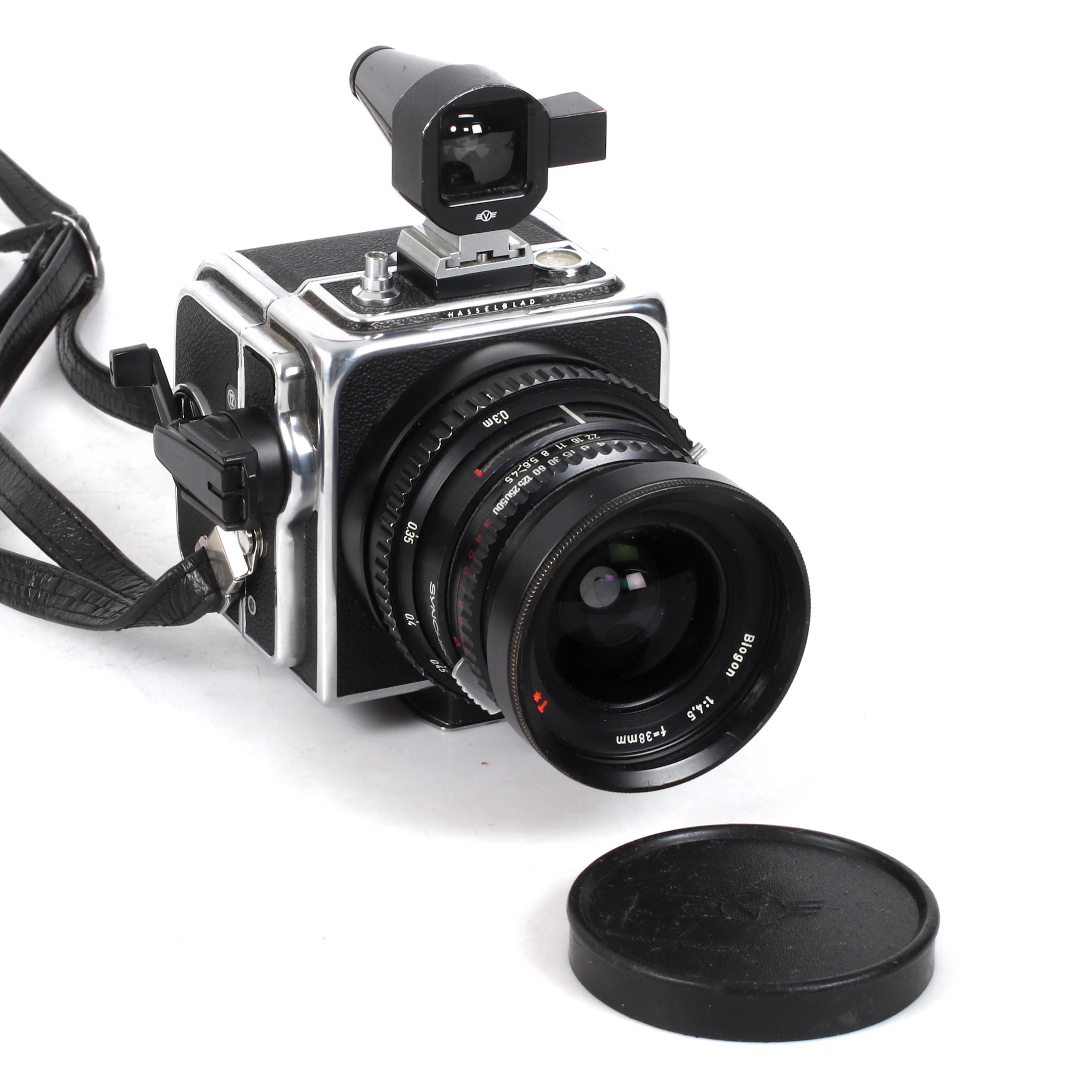 HASSELBLAD, modell SWC/M, med 2 bakstycken, 1900-talets andra hälft.