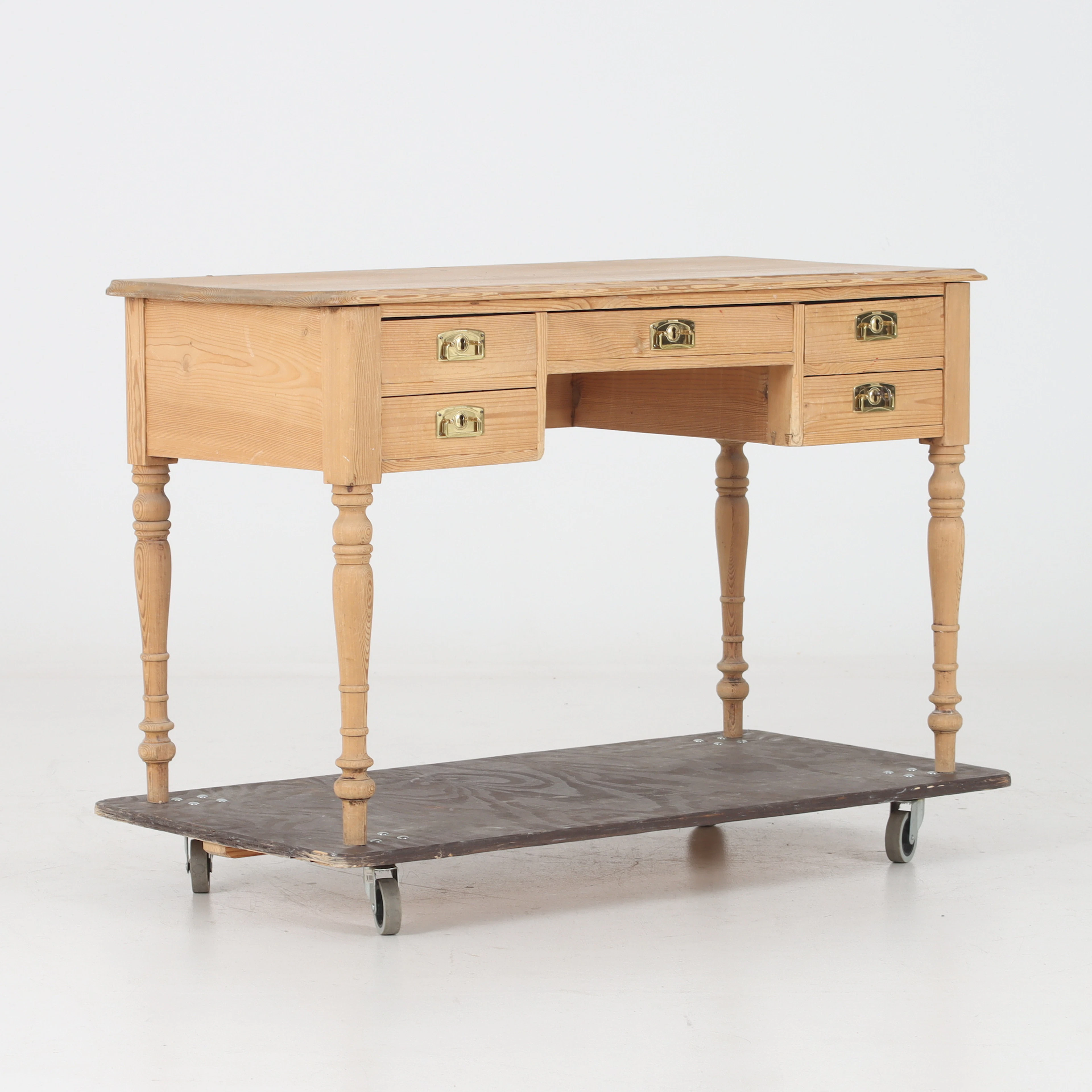SKRIVBORD, furu, nyrenässans, 1800-tal.