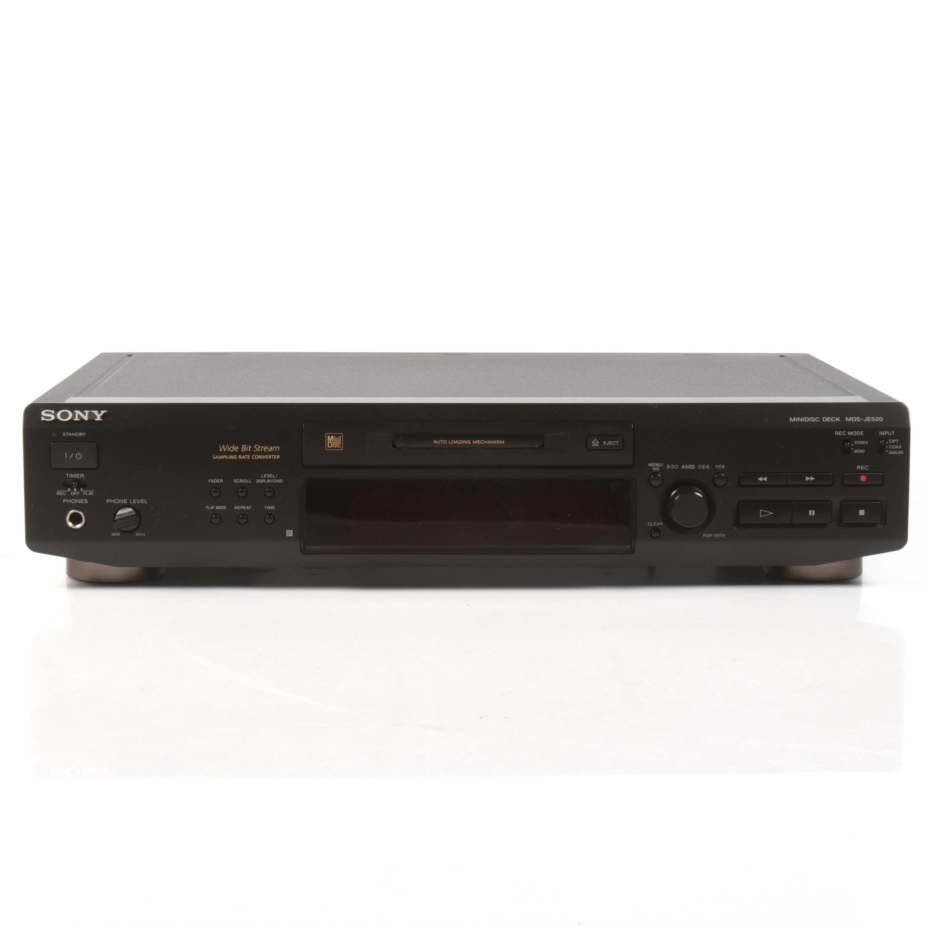 MINIDISC - Spelare, Sony MDS - JE520. 1990/2000-tal.