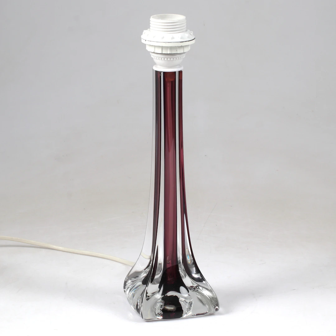 BORDSLAMPA, glas, Flygsfors, 1900-talets senare del.