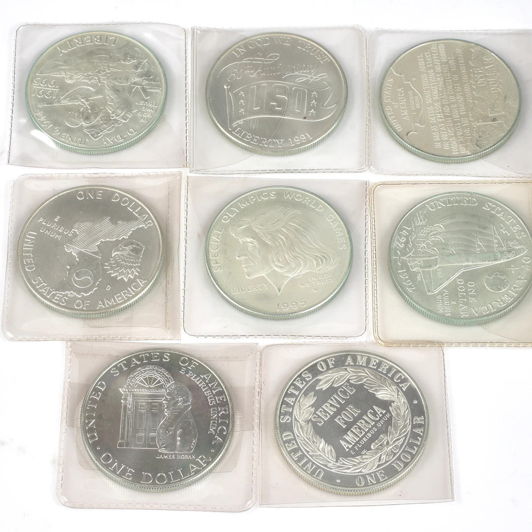 SILVERMYNT. 900/1000, 8 st, 1 Dollar, USA. 1900-tal.