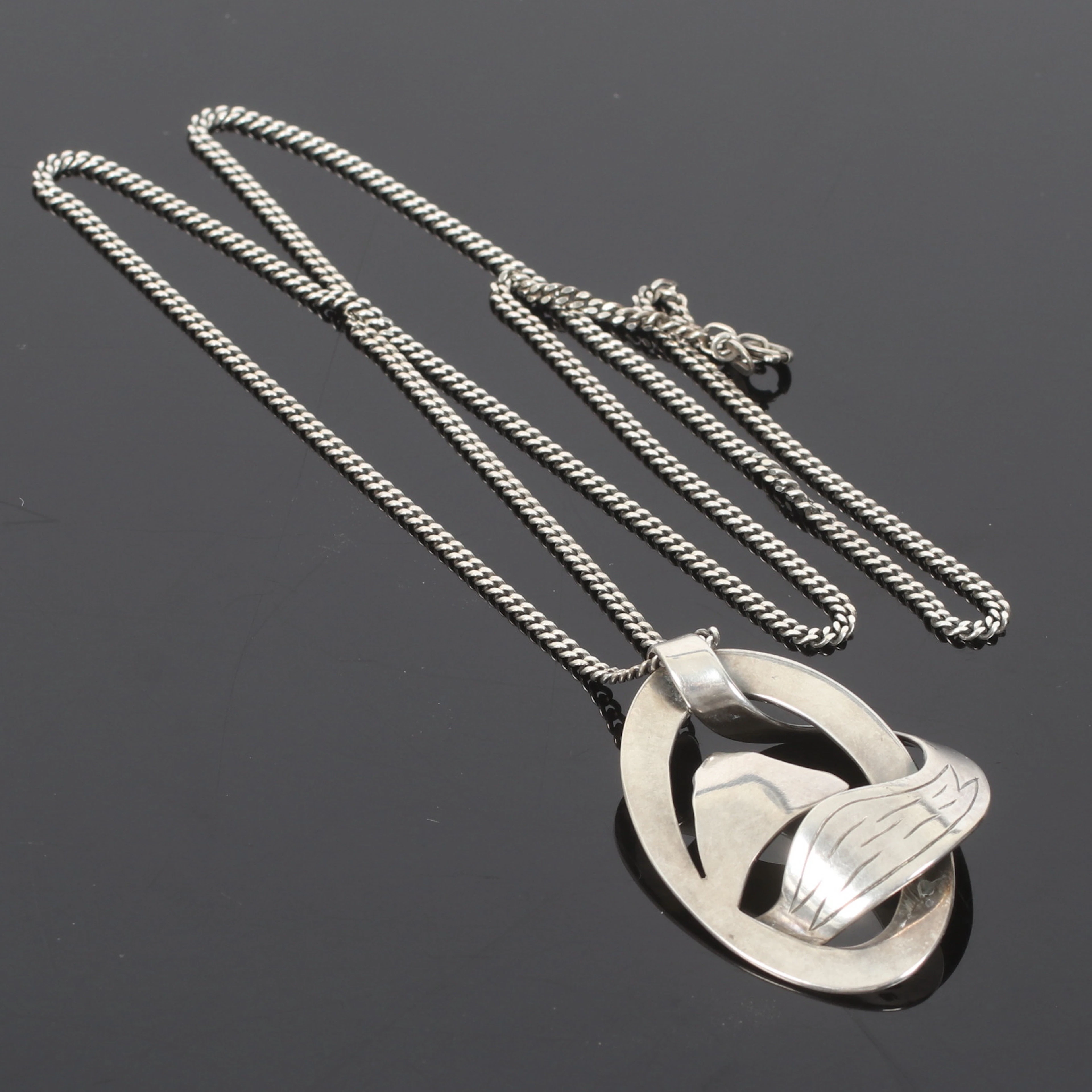 HÄNGSMYCKE sterlingsilver, stämplad IW, 1997.