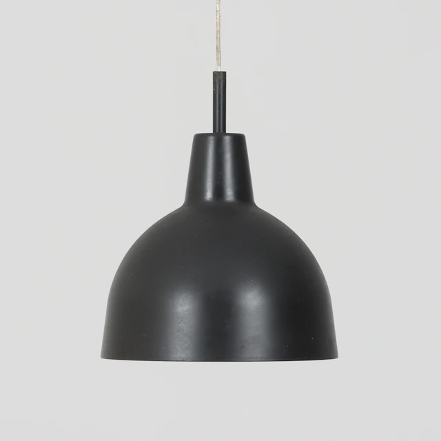 TAKLAMPA, svartlackad plåt, Massive, 2000-tal.